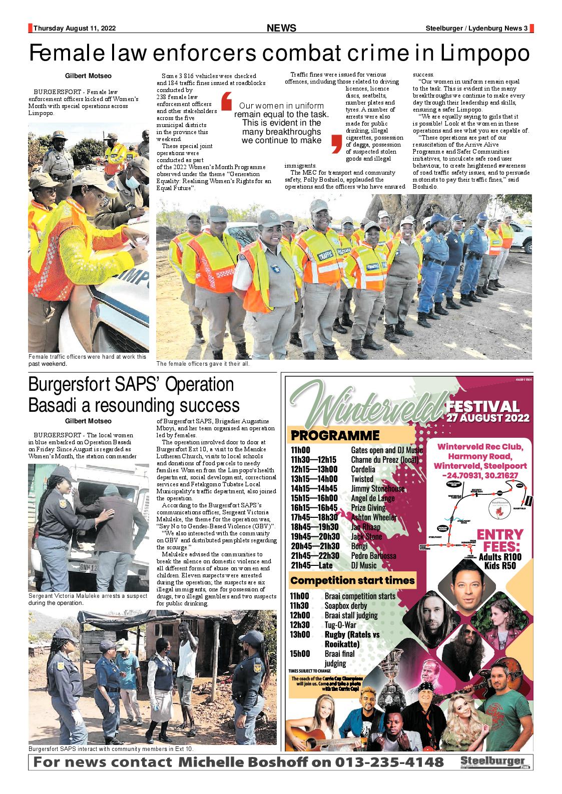 Steelburger News 11 August 2022 page 3