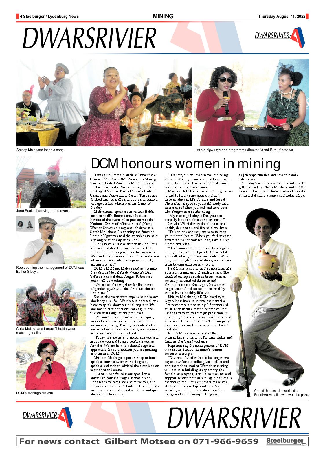 Steelburger News 11 August 2022 page 4