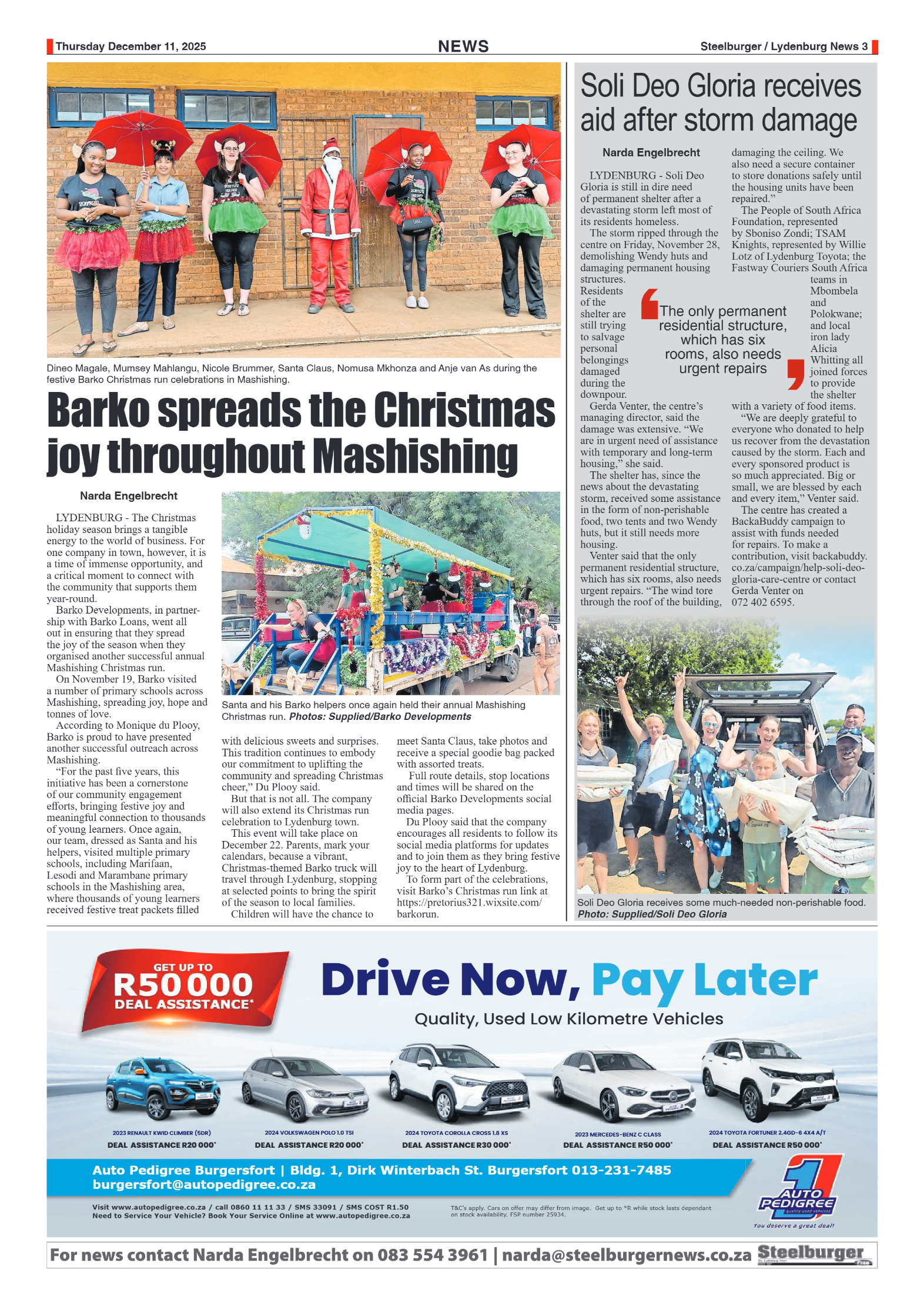 Steelburger News 11 December 2025 page 3