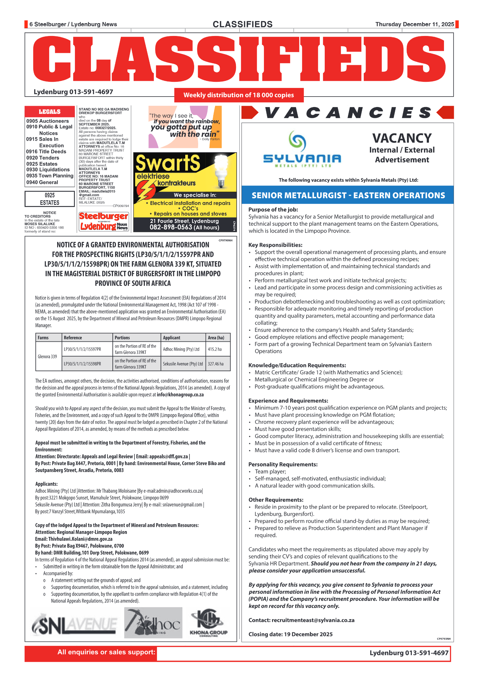 Steelburger News 11 December 2025 page 6