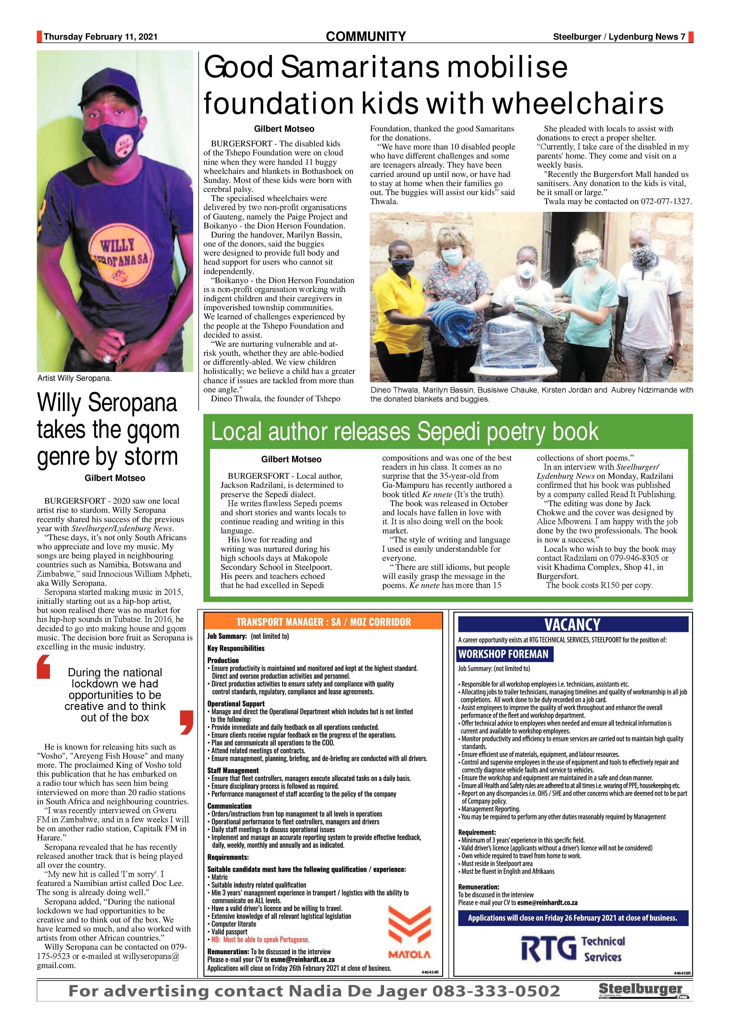 Steelburger news 11 February 2021 page 7