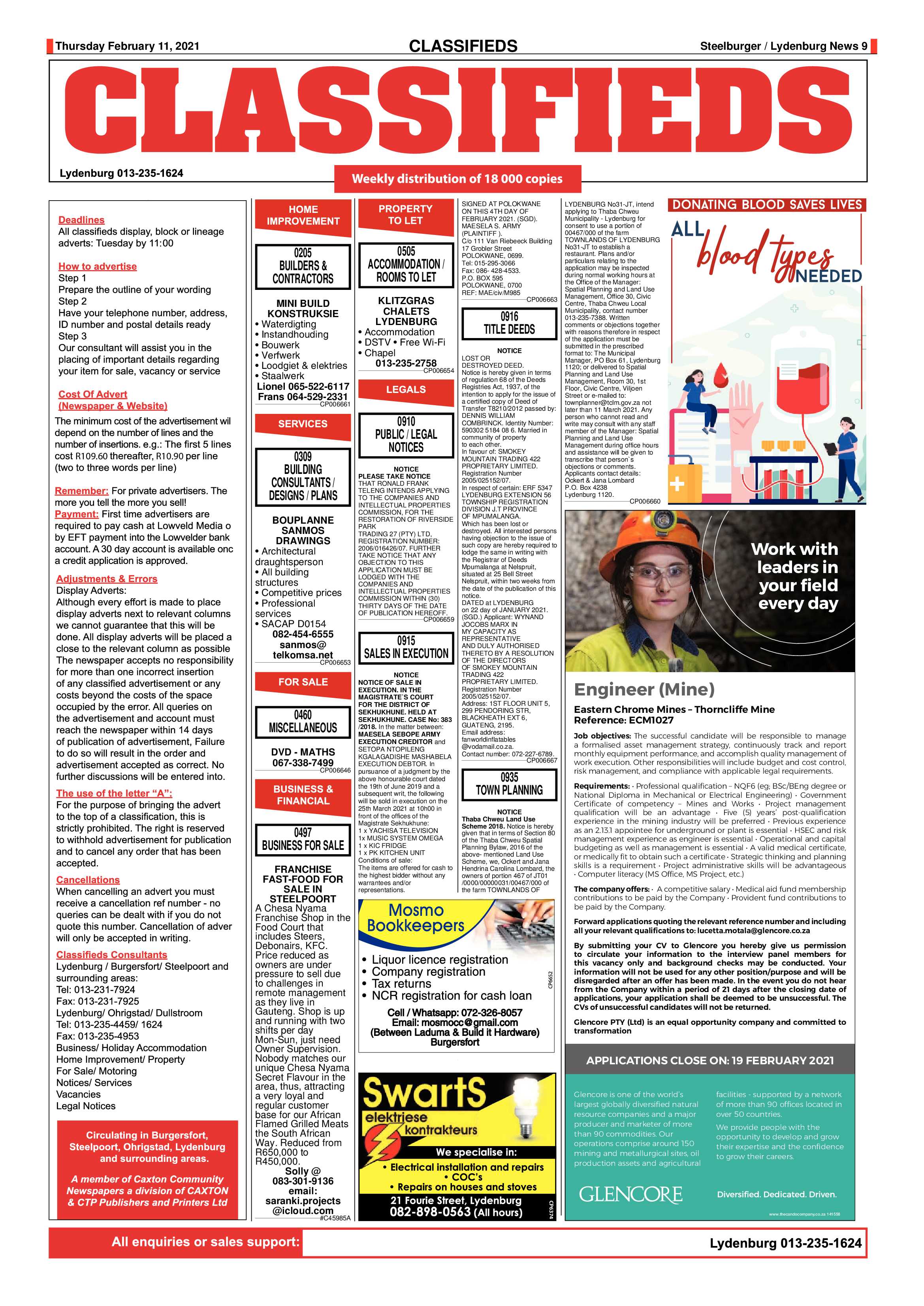 Steelburger news 11 February 2021 page 9