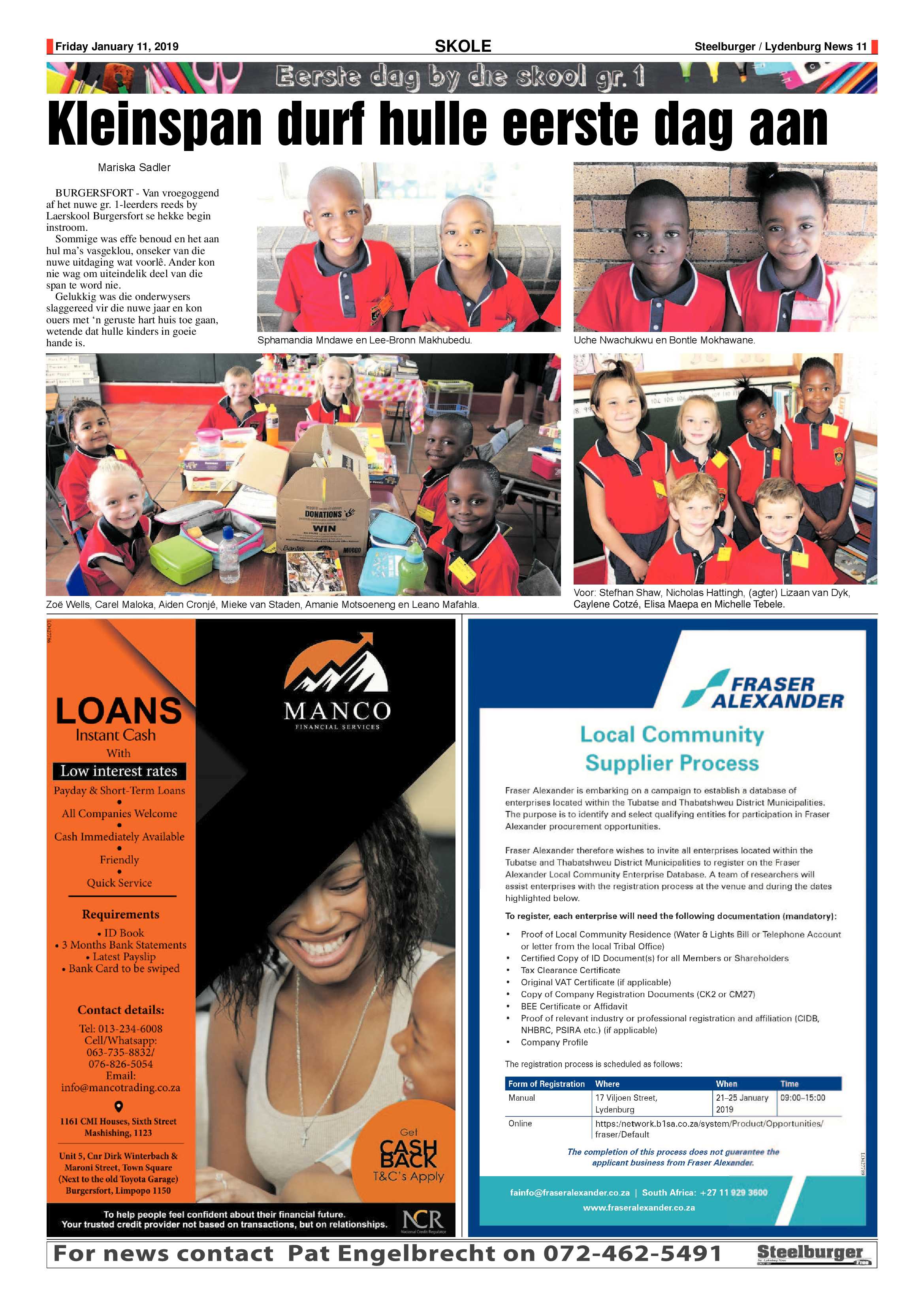 Steelburger News 11 January 2019 page 11
