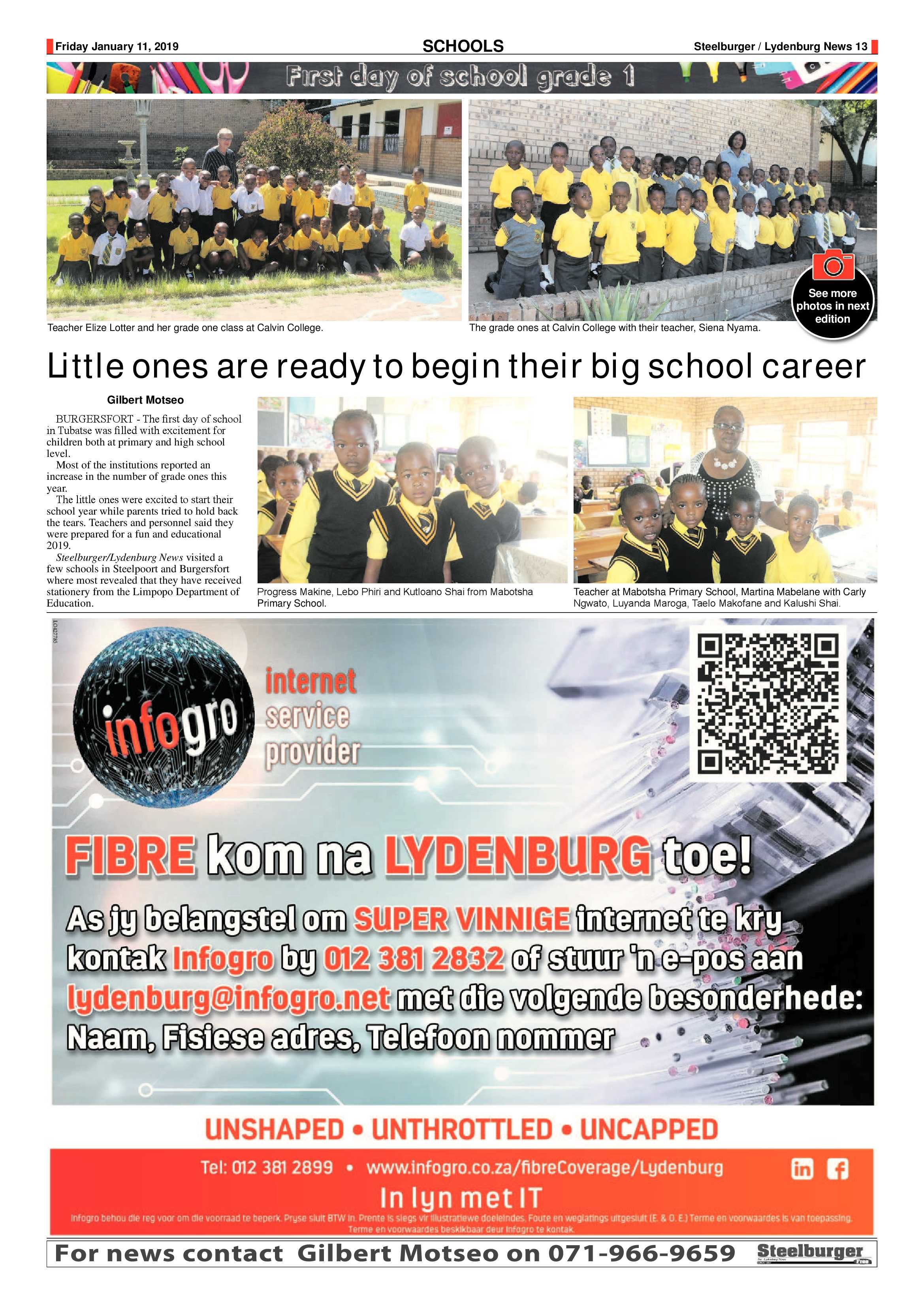 Steelburger News 11 January 2019 page 13
