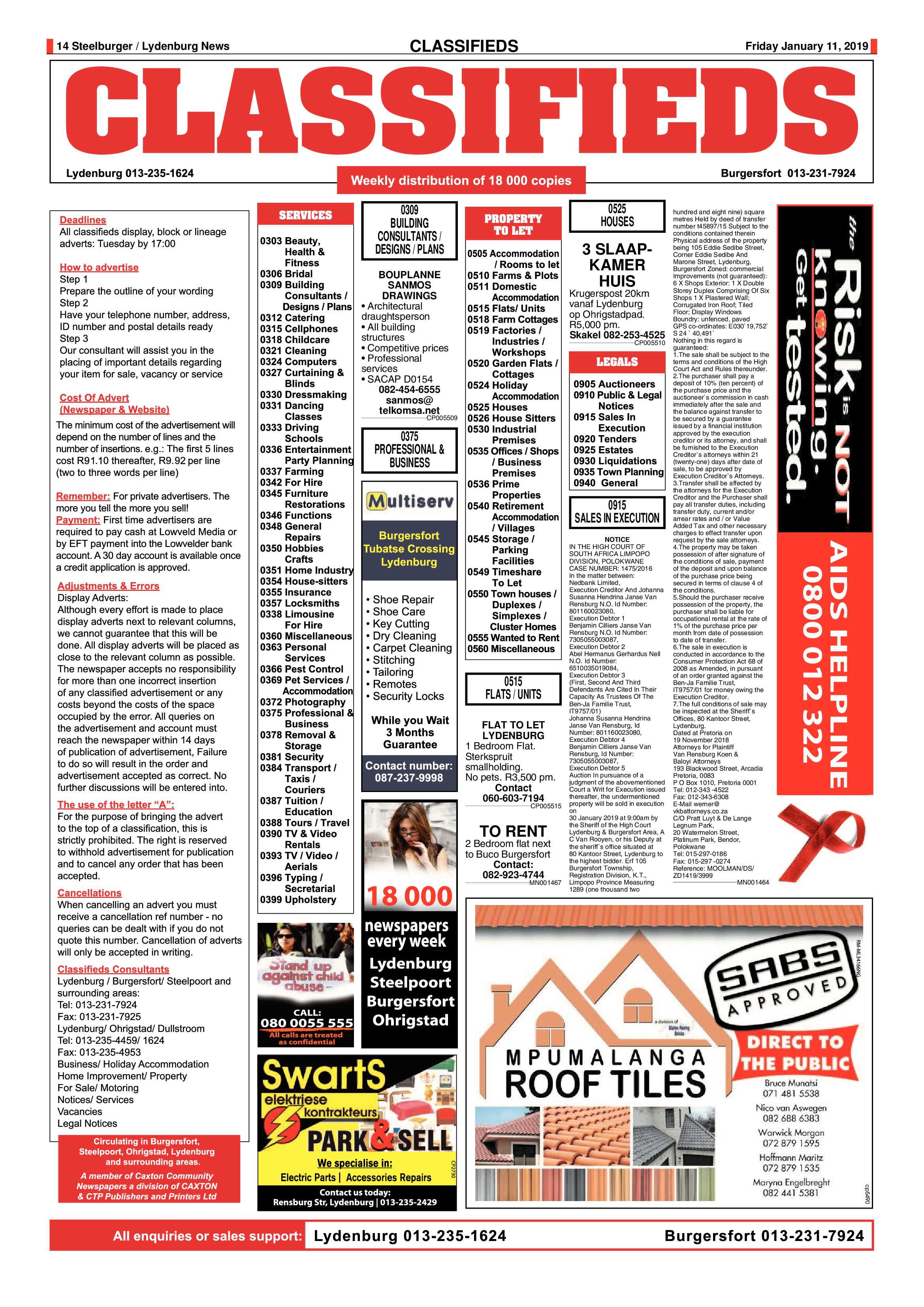 Steelburger News 11 January 2019 page 14