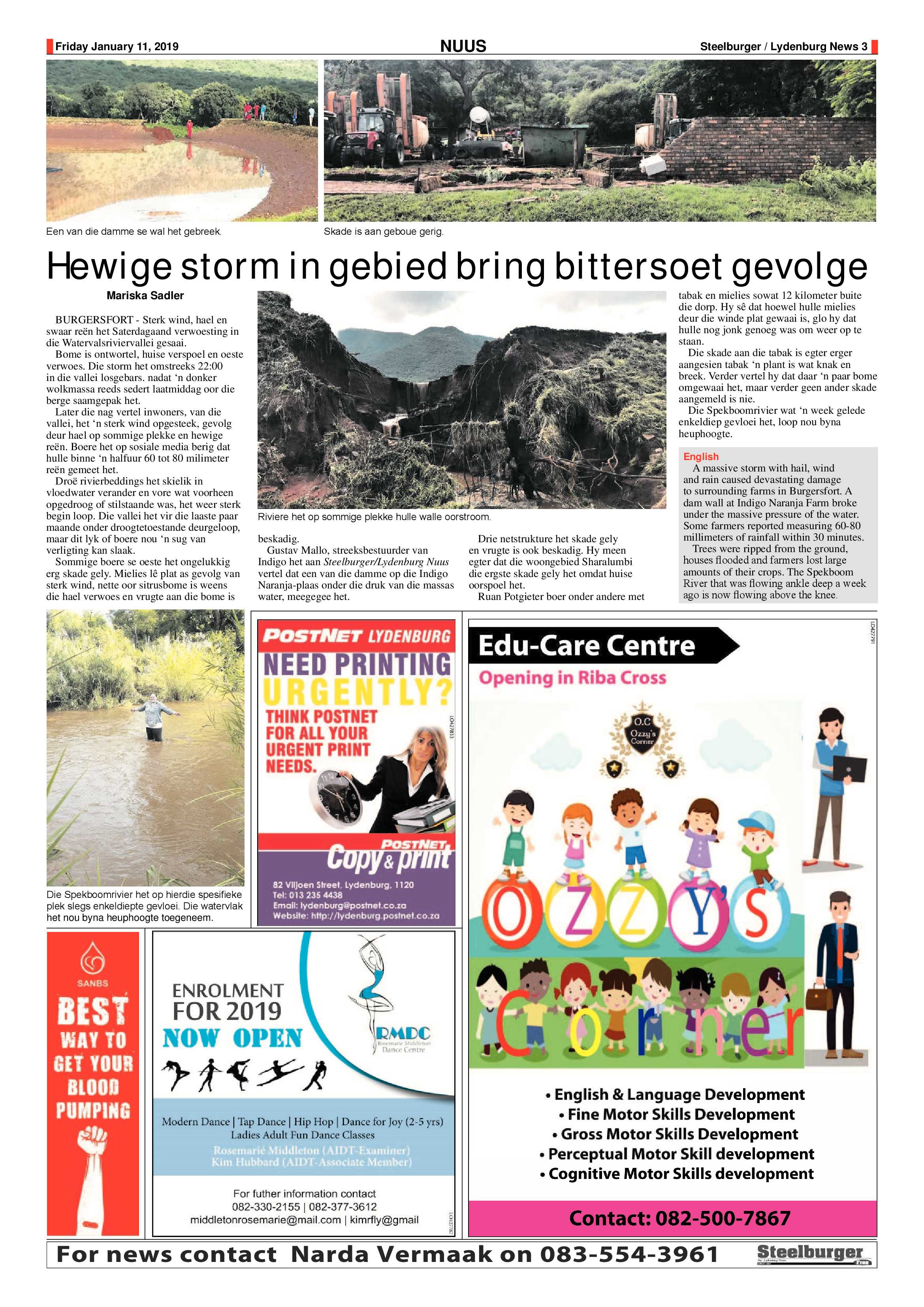 Steelburger News 11 January 2019 page 3