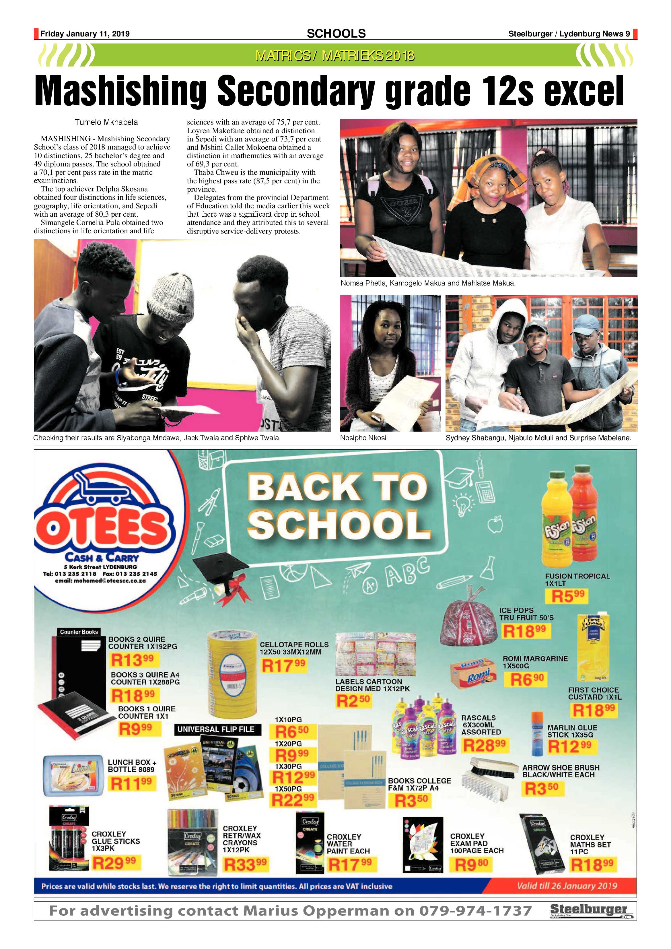 Steelburger News 11 January 2019 page 9
