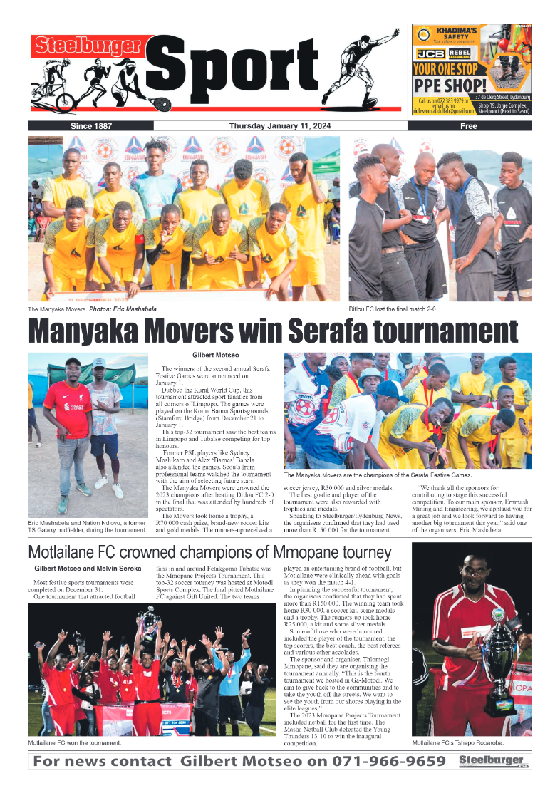 Steelburger news 11 January 2024 page 8