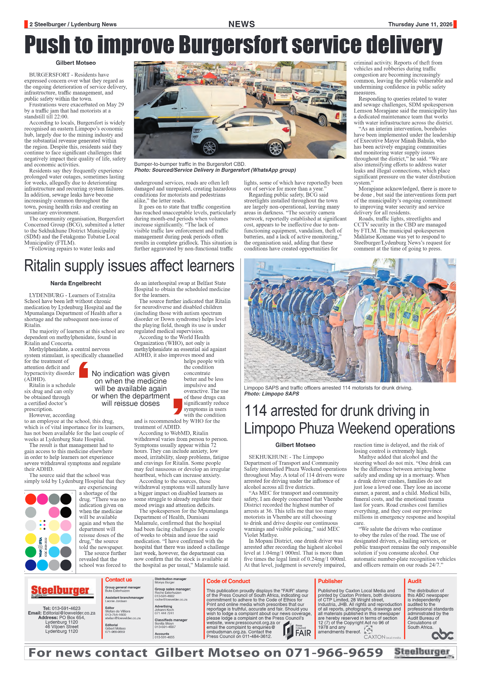 Steelburger News 11 June 2026 page 2