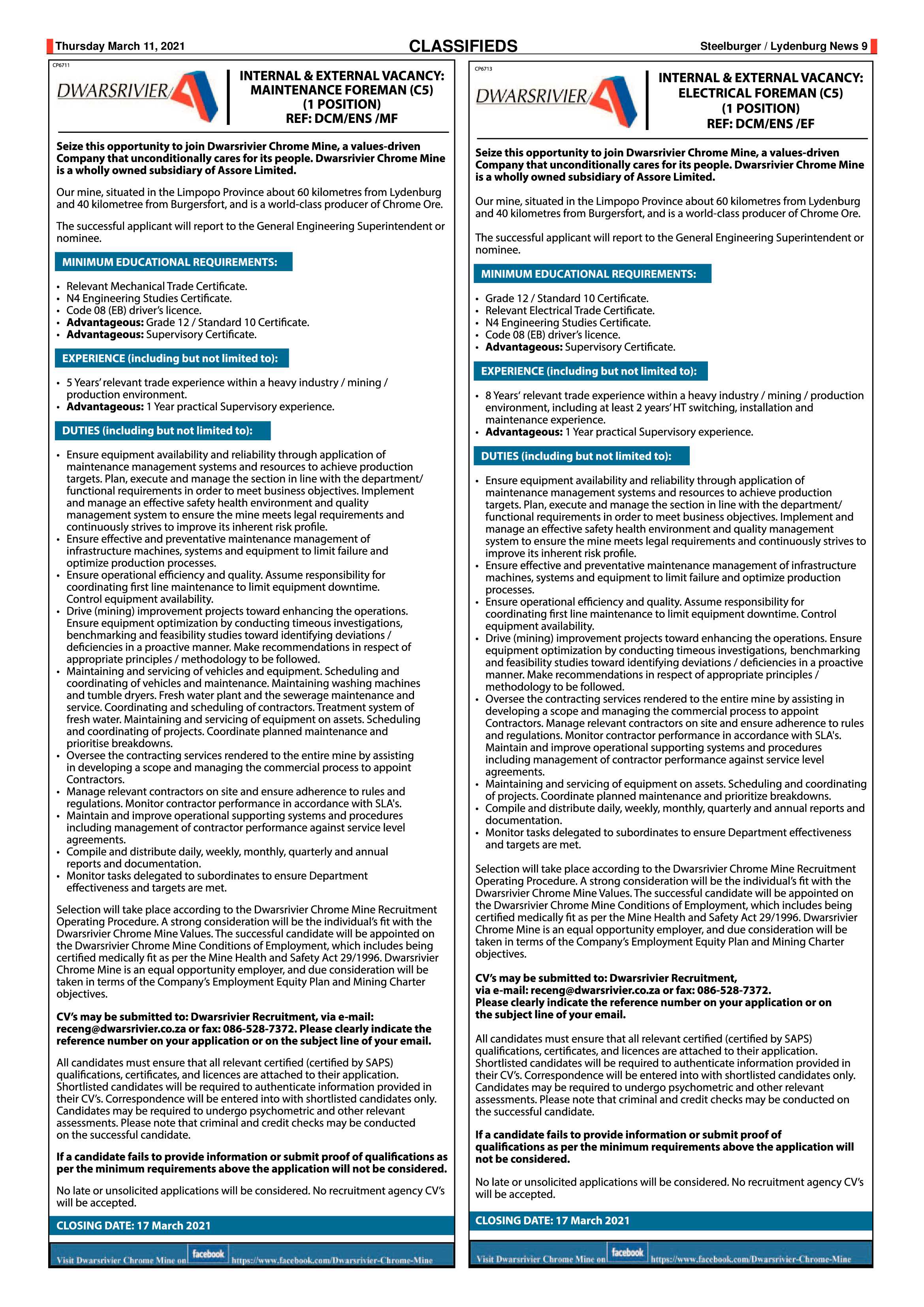 Steelburger News 11 March 2021 page 9