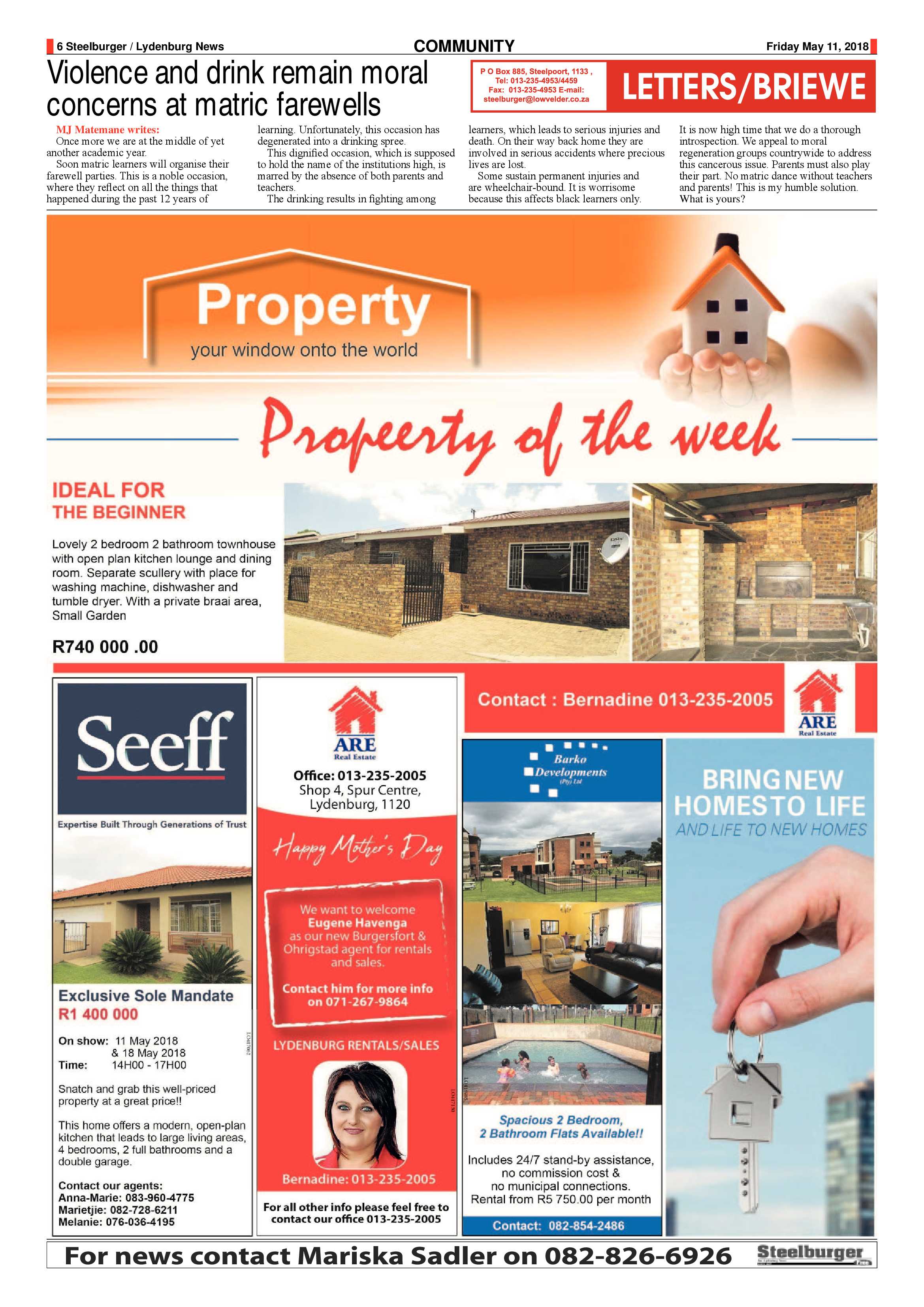 Steelburger News 11 May 2018 page 6