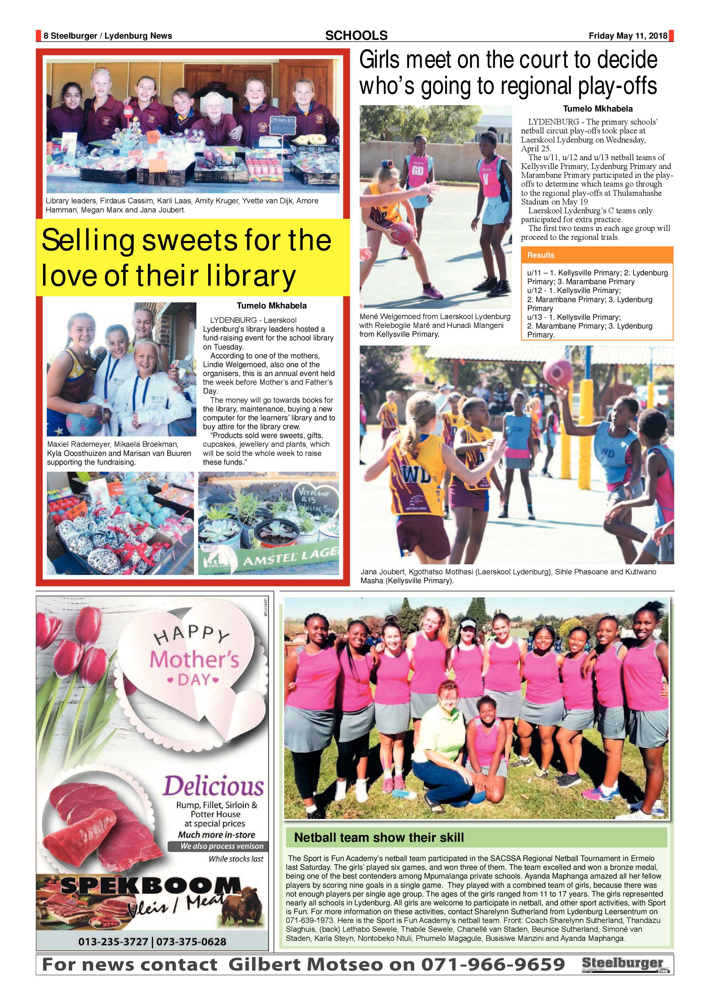 Steelburger News 11 May 2018 page 8