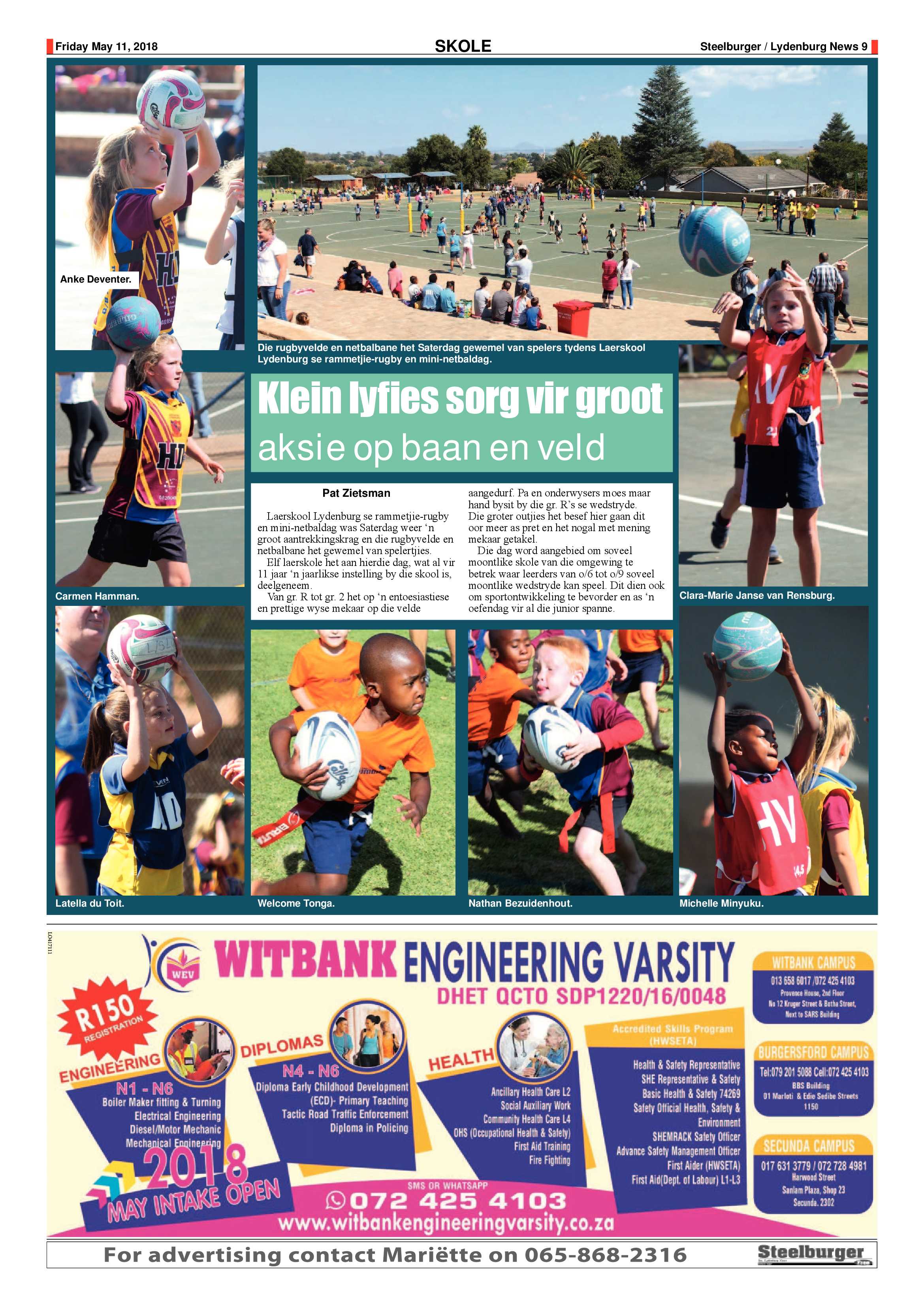 Steelburger News 11 May 2018 page 9
