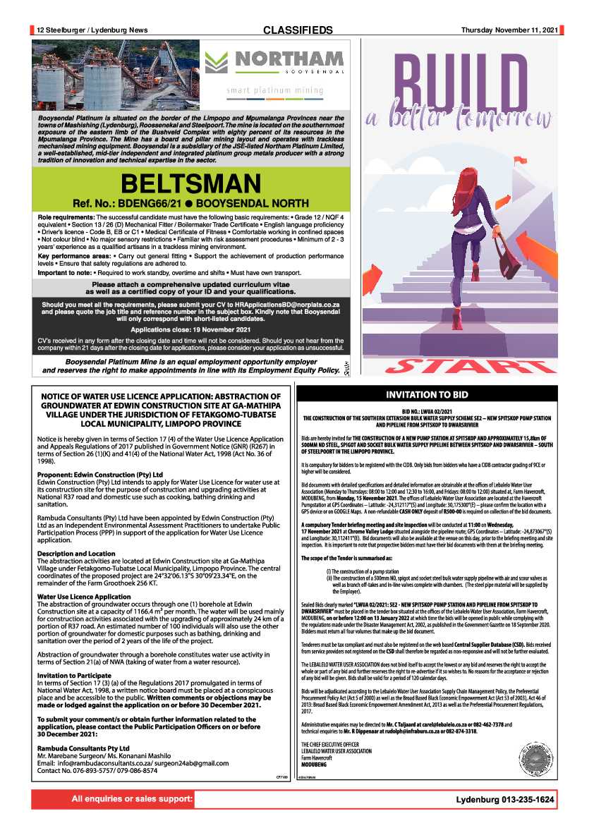 Steelburger News 11 November 2021 page 12