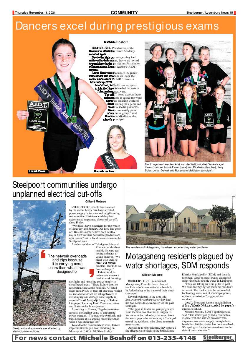 Steelburger News 11 November 2021 page 15