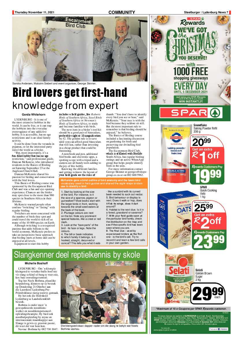 Steelburger News 11 November 2021 page 7