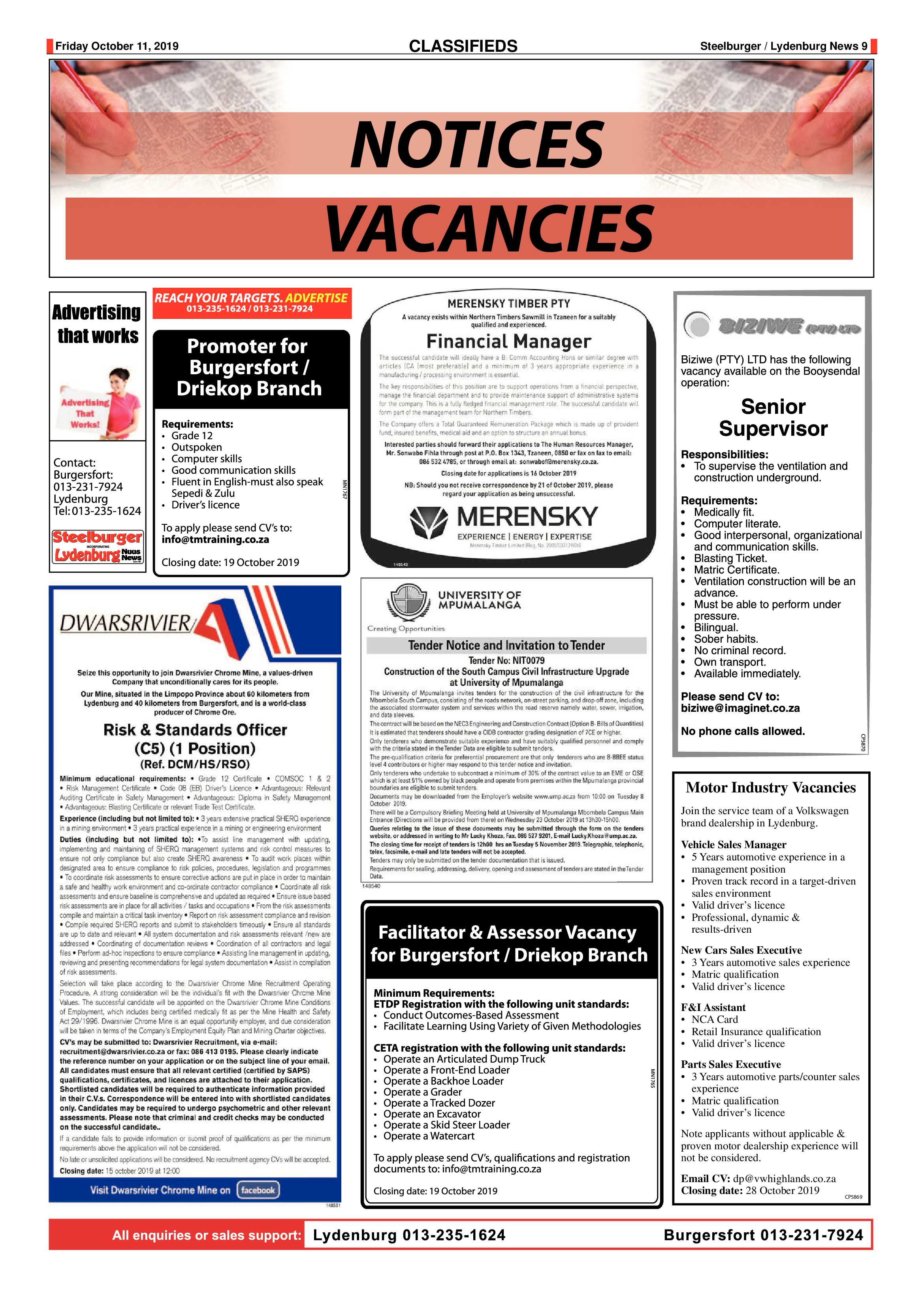 Steelburger News 11 October 2019 page 9