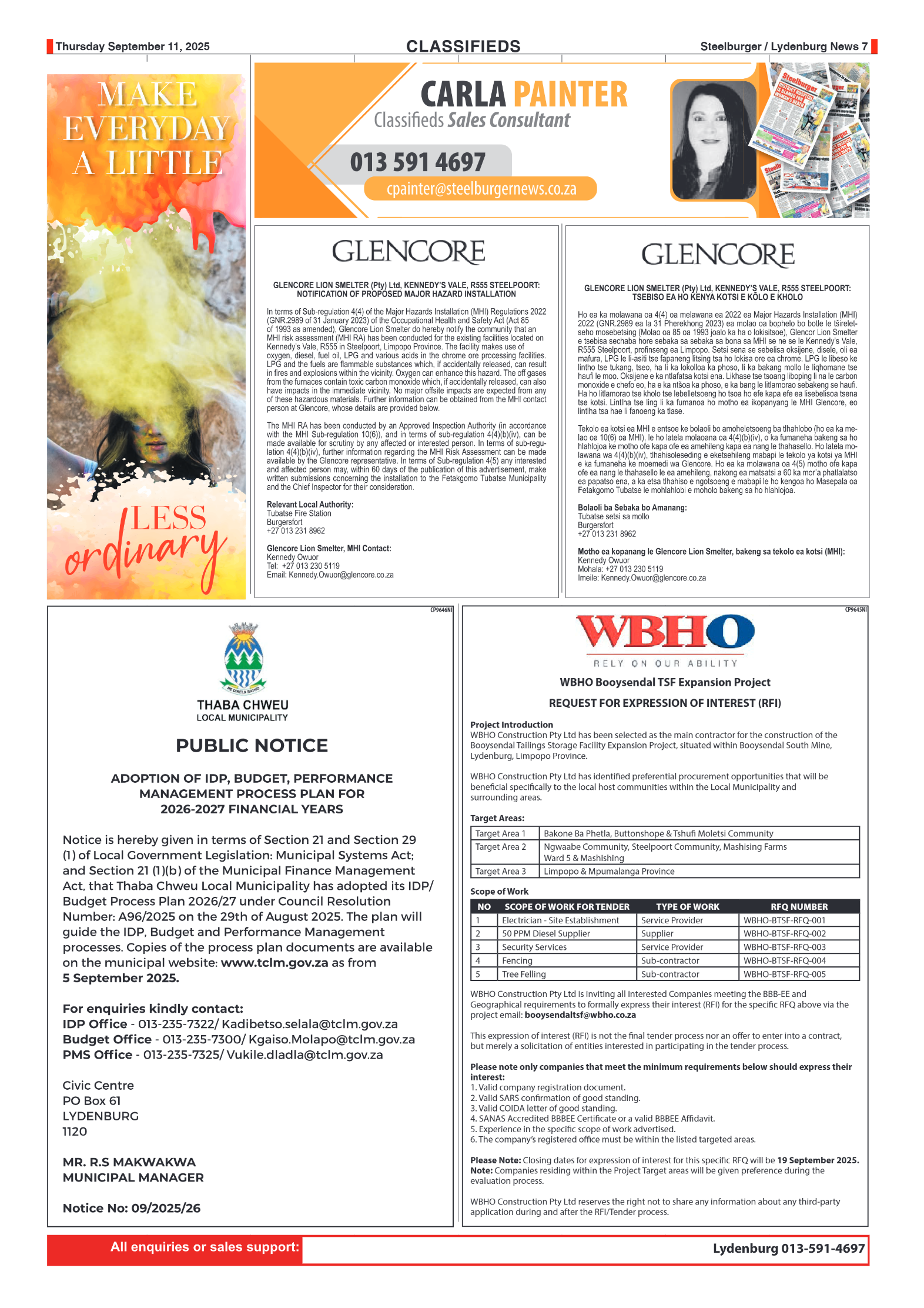 Steelburger News 11 September 2025 page 7