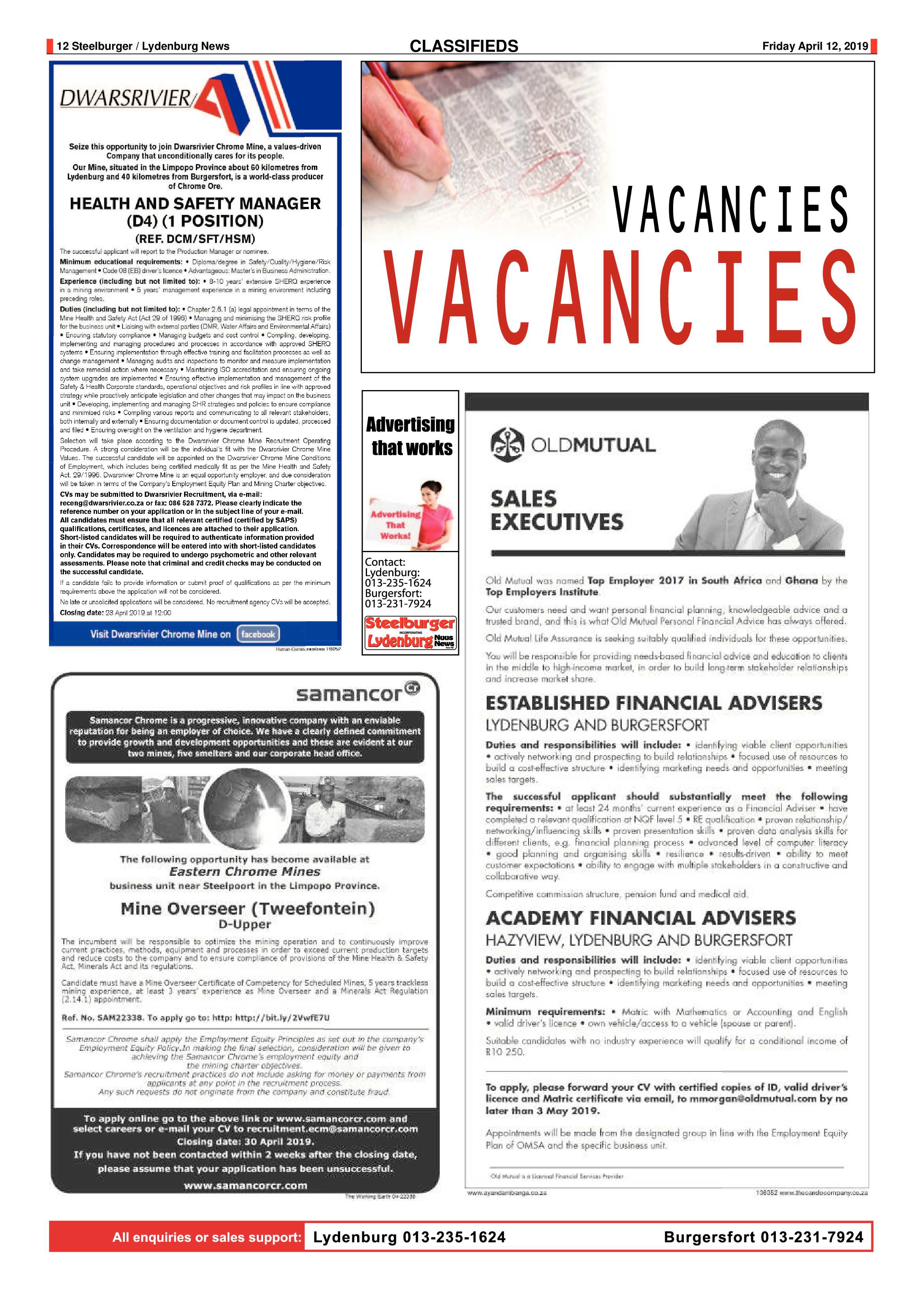 Steelburger News 12 April 2019 page 12
