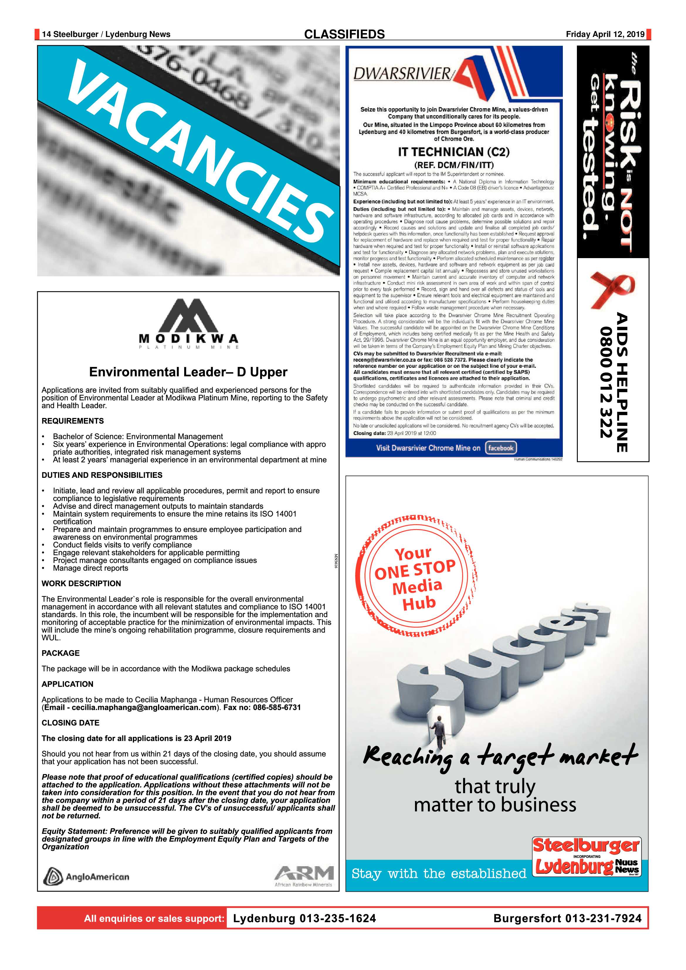 Steelburger News 12 April 2019 page 14
