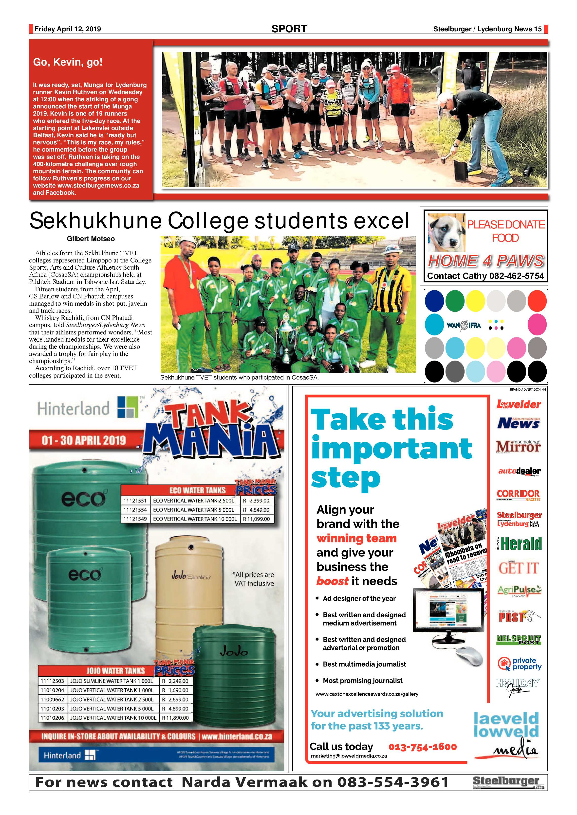 Steelburger News 12 April 2019 page 15