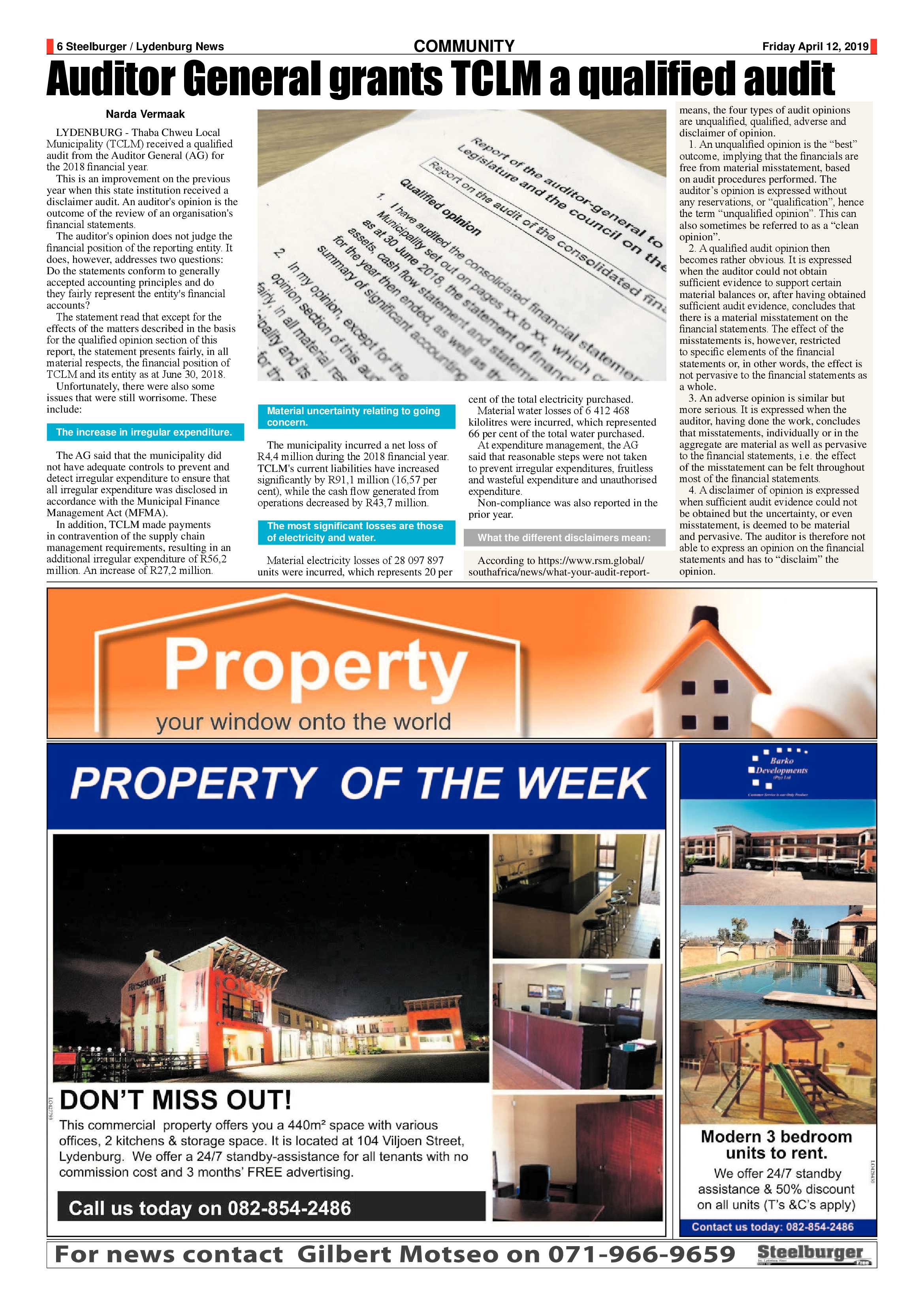 Steelburger News 12 April 2019 page 6