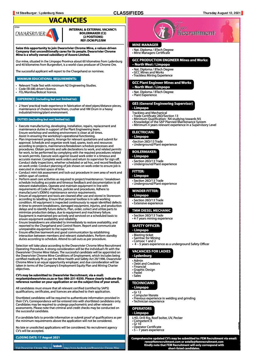 Steelburger News 12 August 2021 page 14