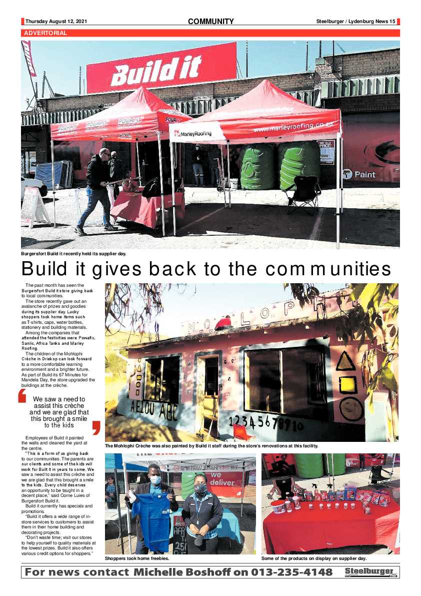 Steelburger News 12 August 2021 page 15