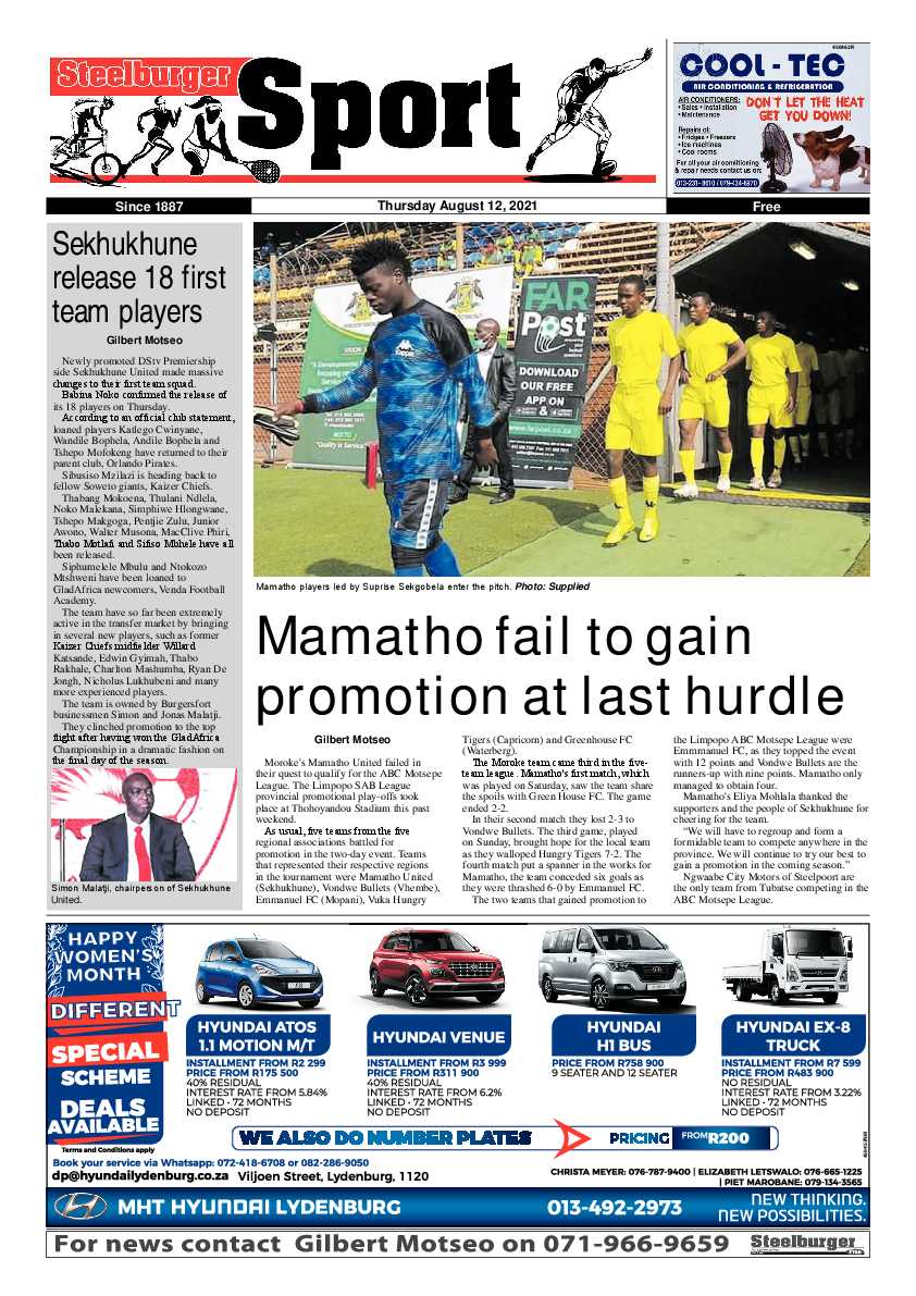 Steelburger News 12 August 2021 page 16
