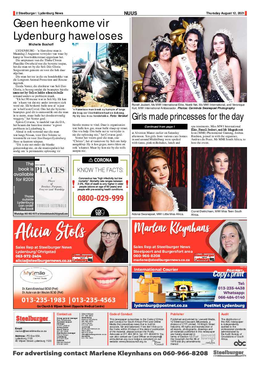 Steelburger News 12 August 2021 page 2