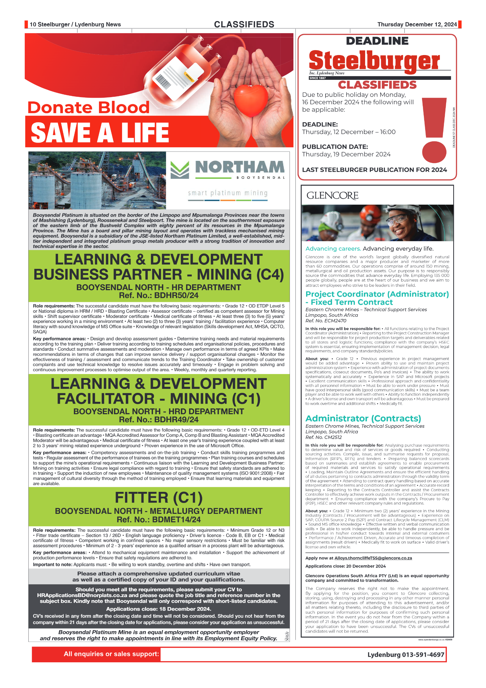 Steelburger News 12 December 2024 page 10