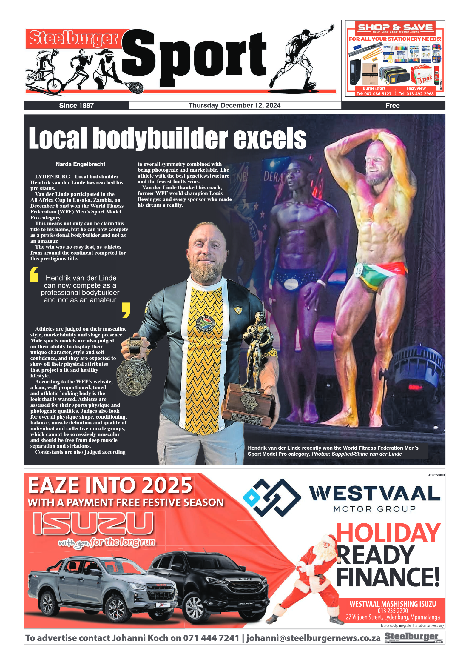 Steelburger News 12 December 2024 page 12