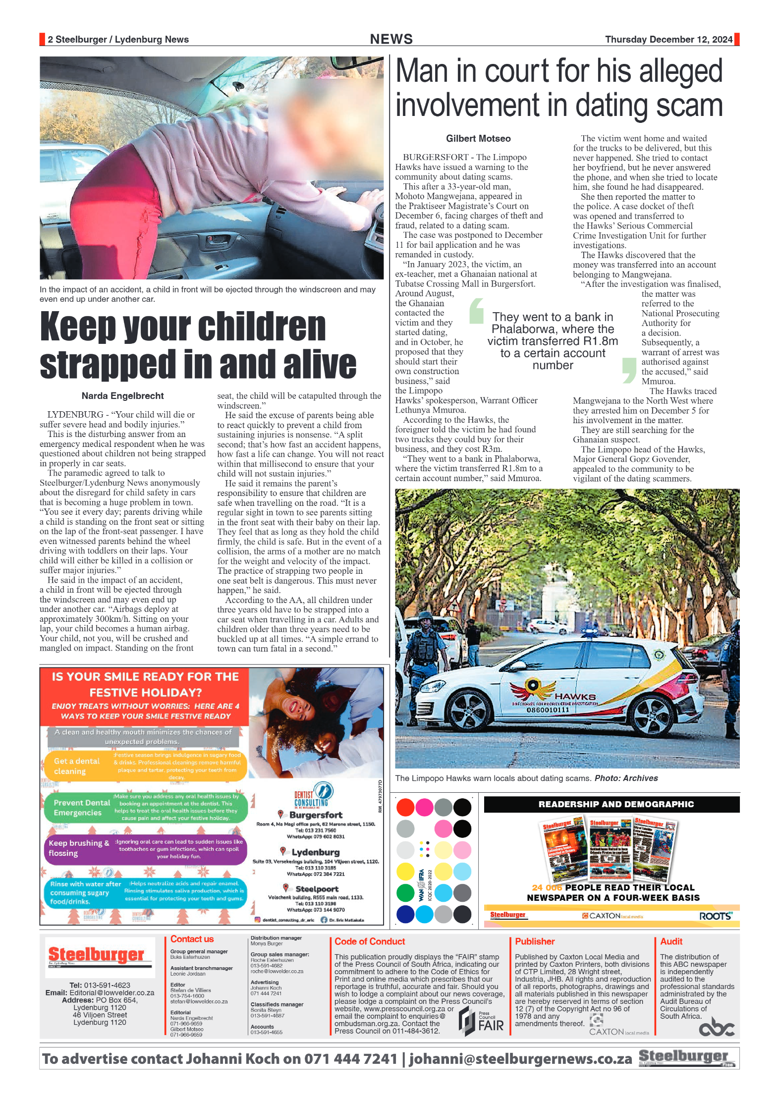 Steelburger News 12 December 2024 page 2