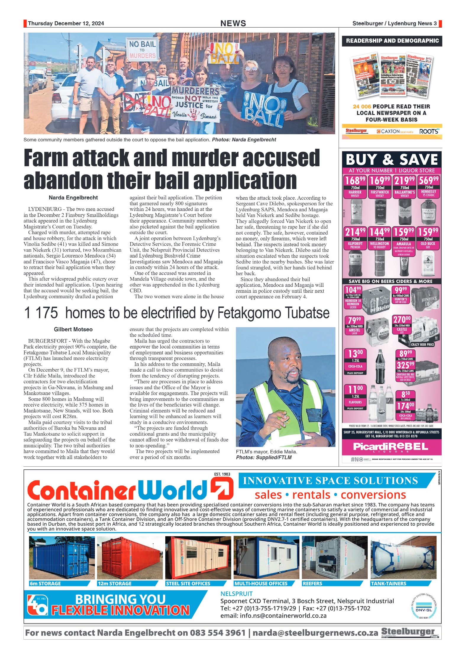 Steelburger News 12 December 2024 page 3