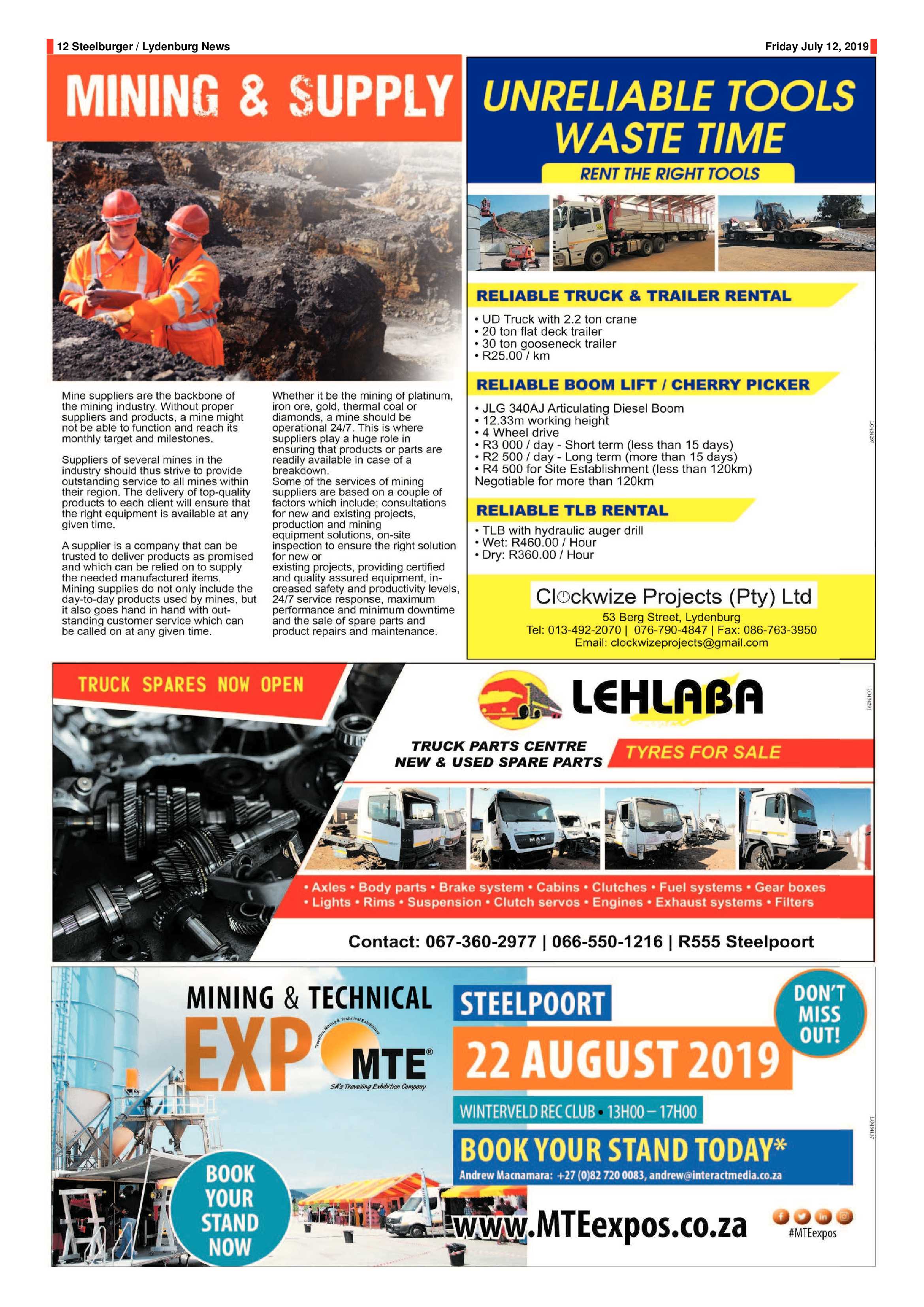 Steelburger News 12 July 2019 page 12
