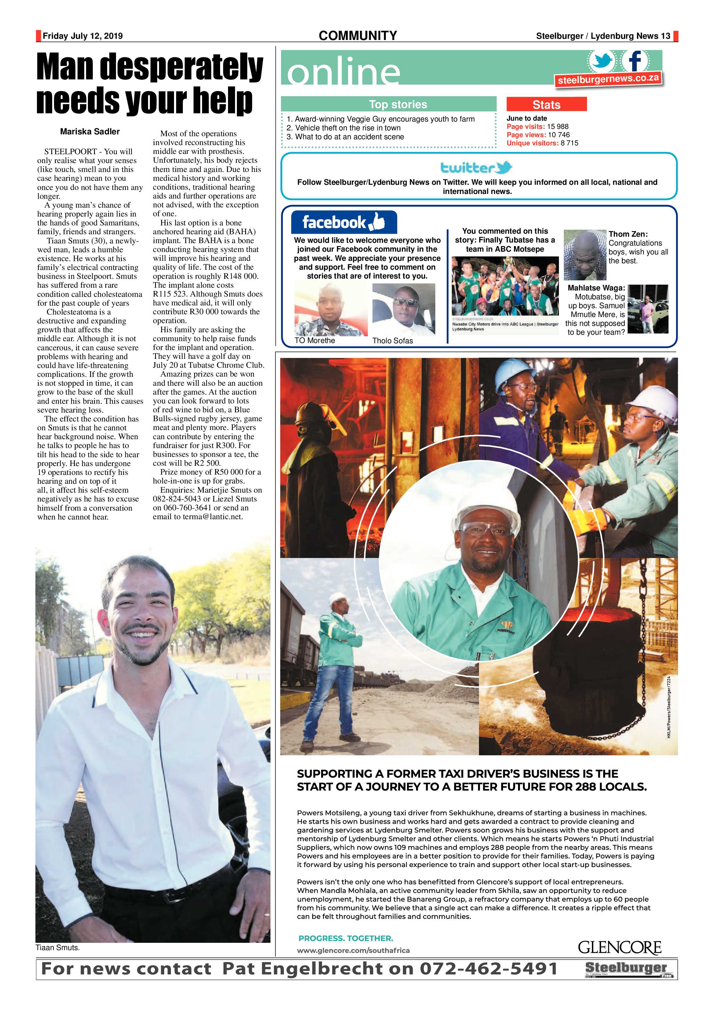 Steelburger News 12 July 2019 page 13