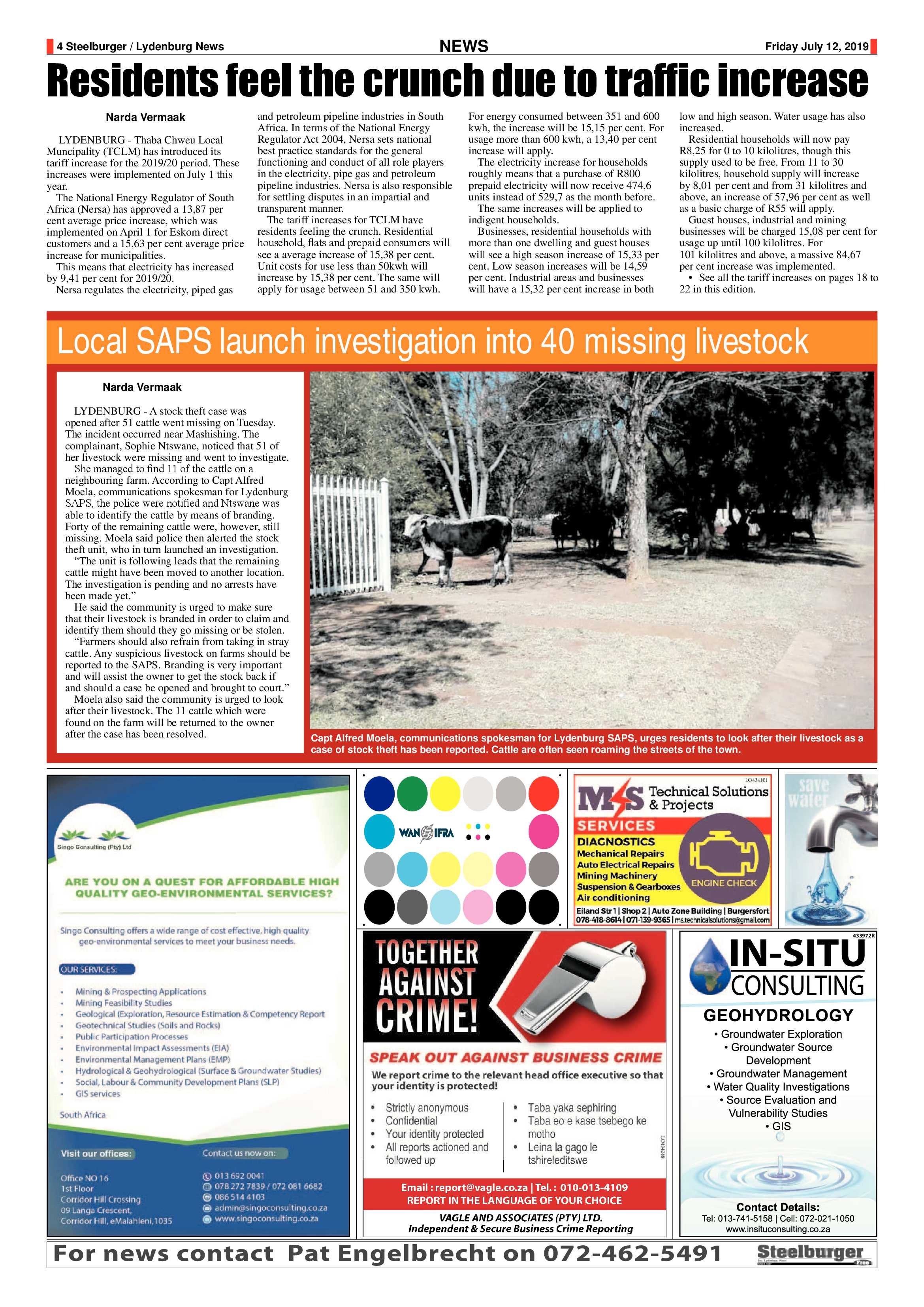 Steelburger News 12 July 2019 page 4