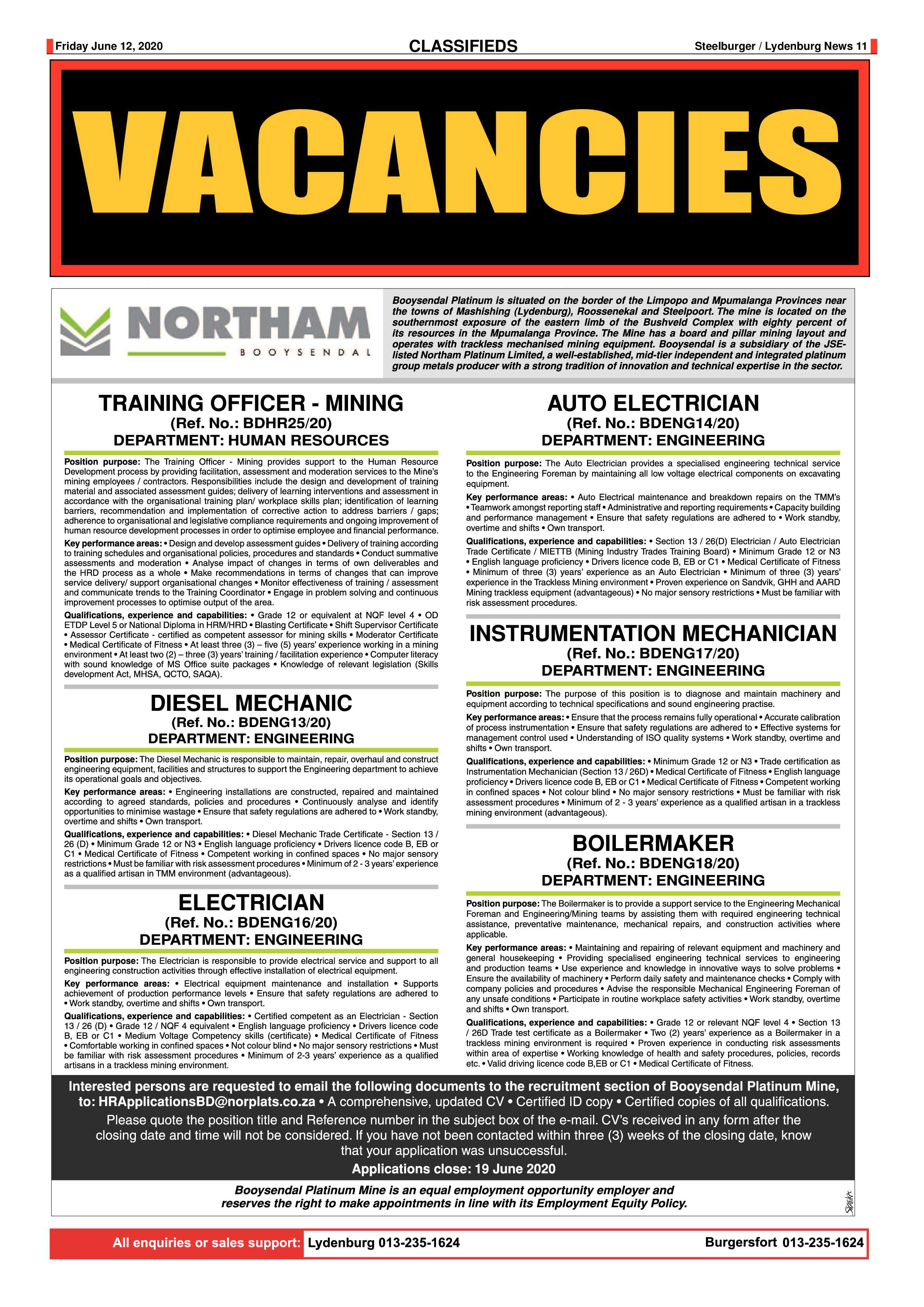 Steelburger news 12 June 2020 page 11