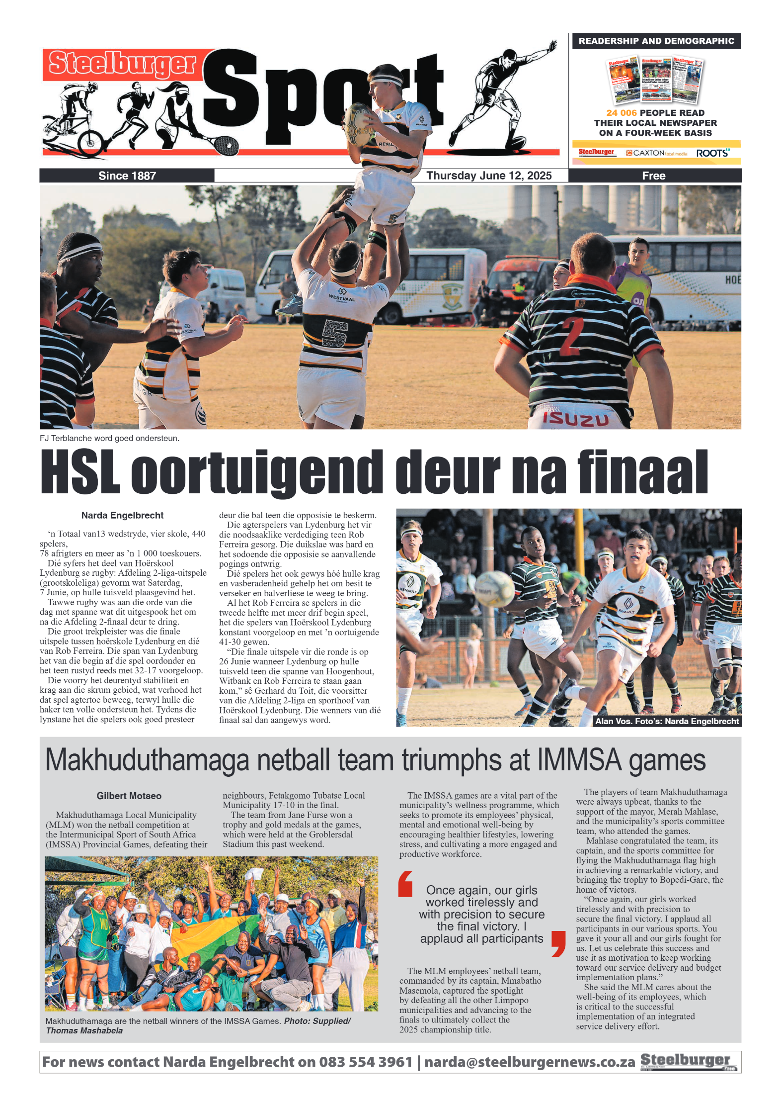 Steelburger News 12 June 2025 page 12