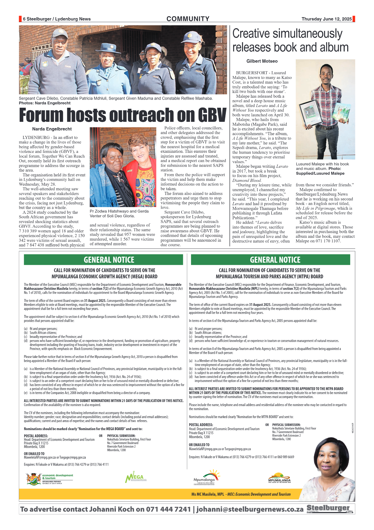 Steelburger News 12 June 2025 page 6