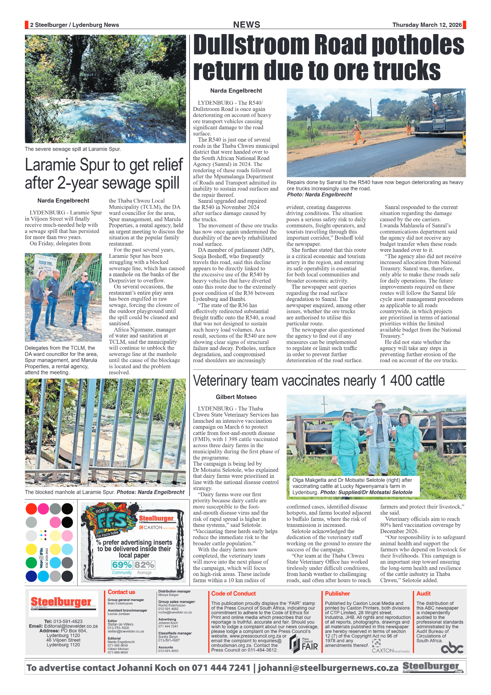 Steelburger News 12 March 2026 page 2