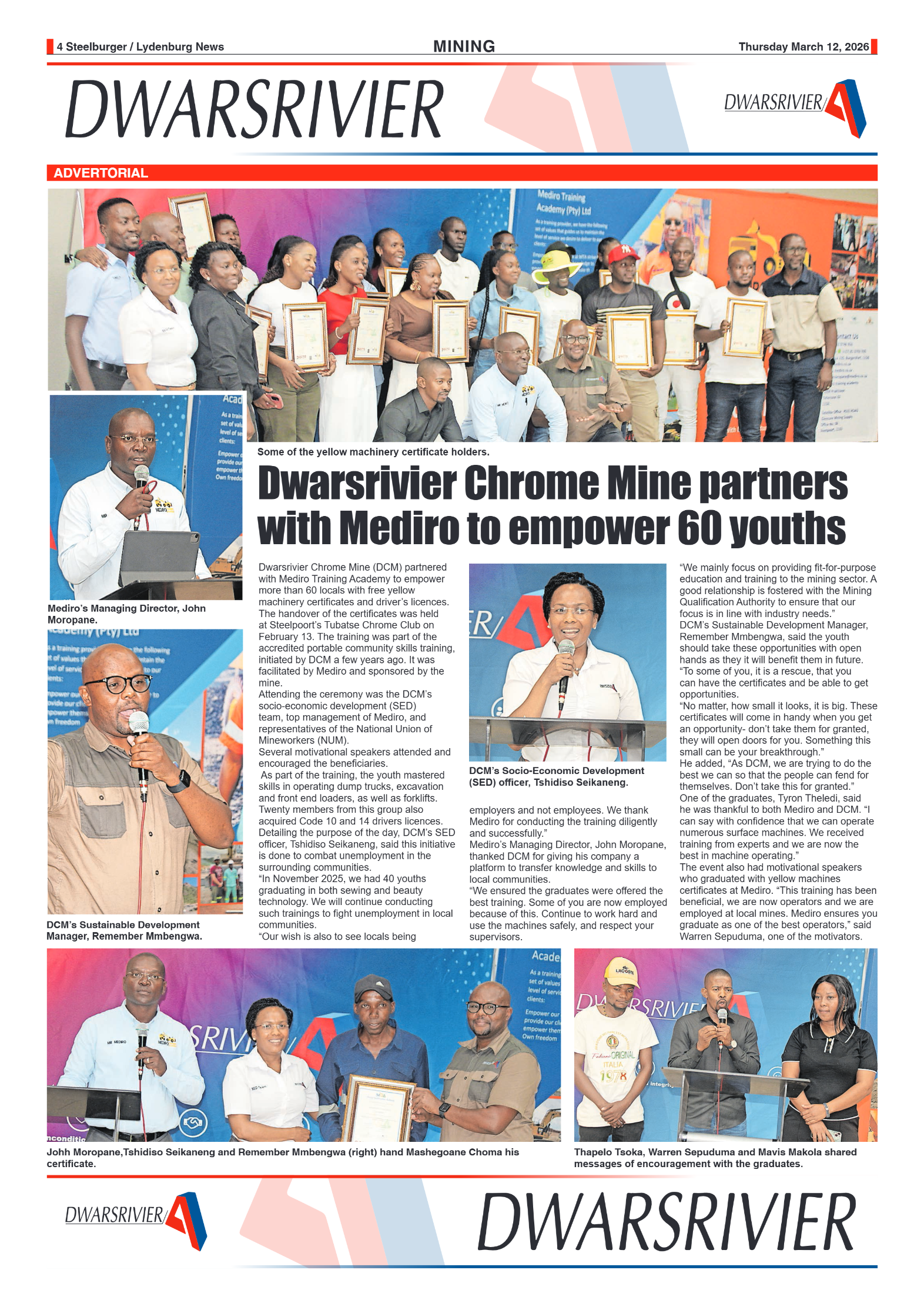 Steelburger News 12 March 2026 page 4