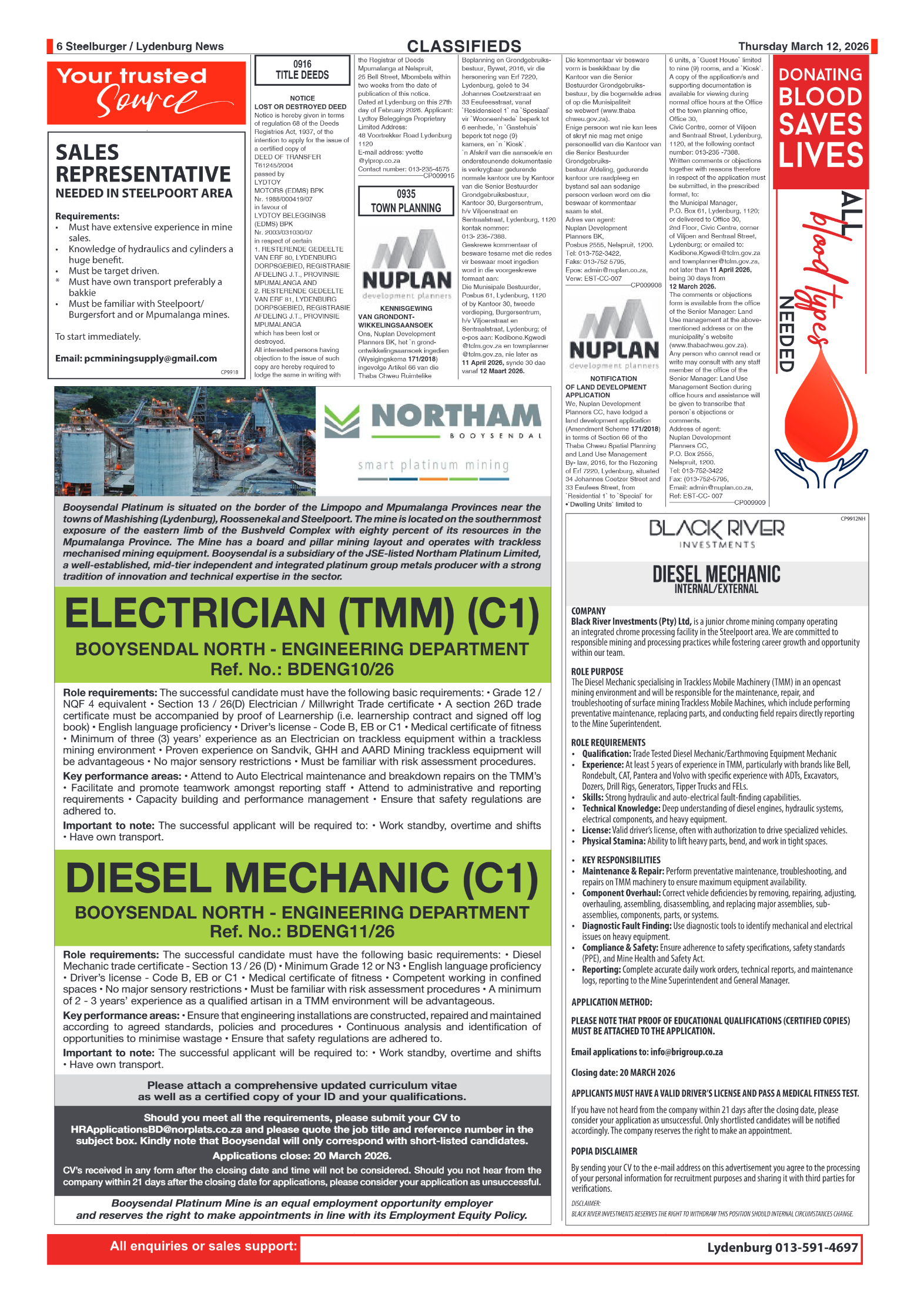 Steelburger News 12 March 2026 page 6