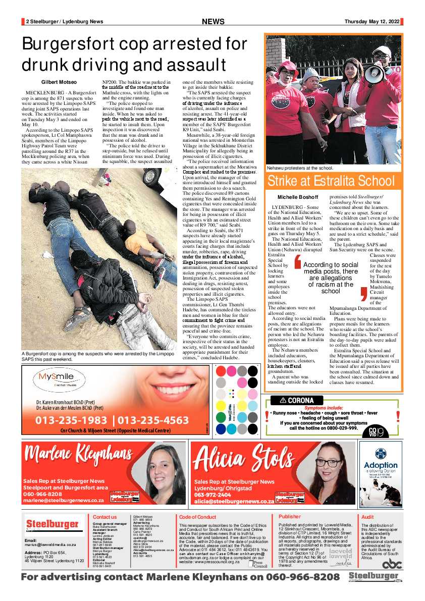 Steelburger News 12 May 2022 page 2