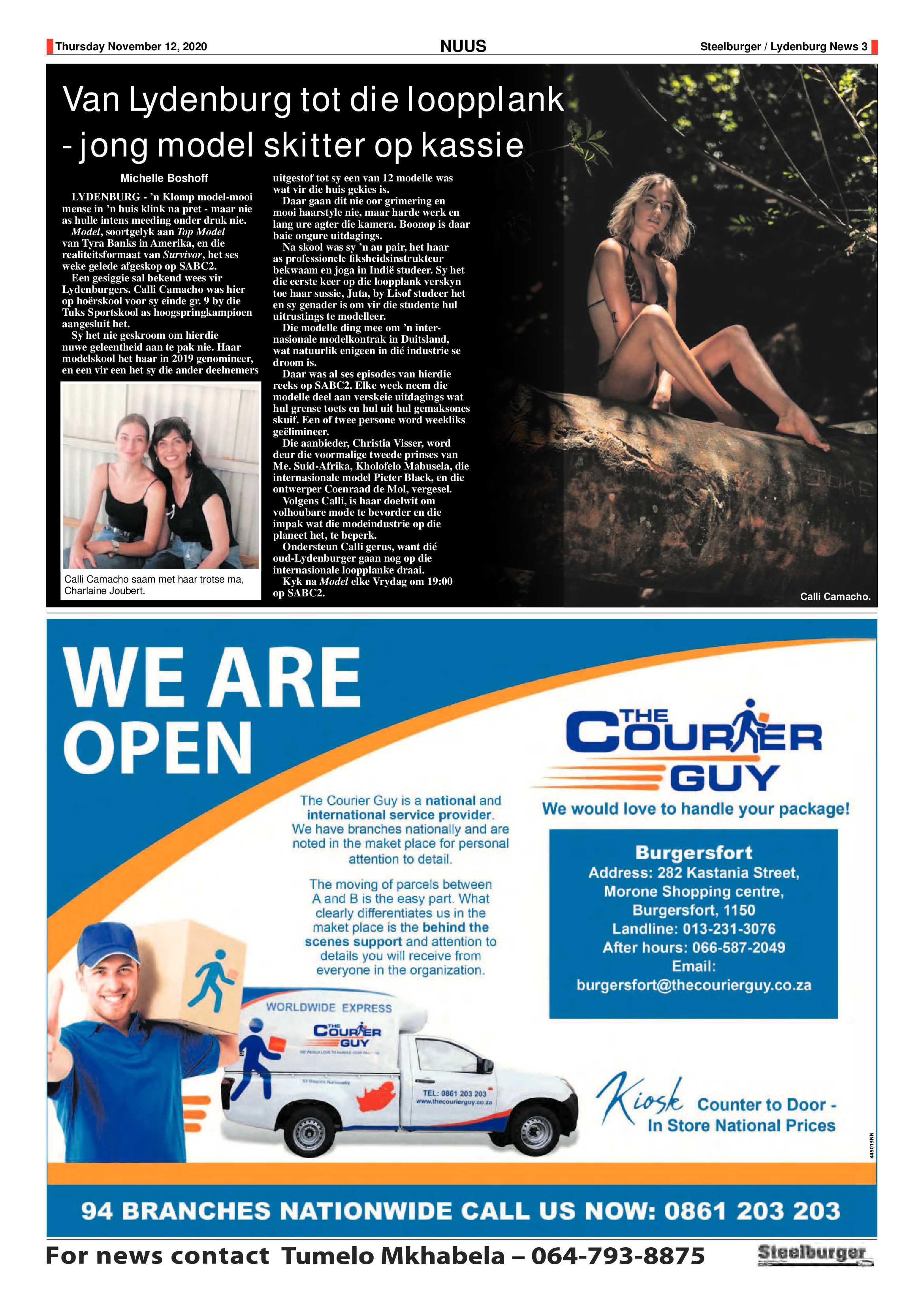 Steelburger News 12 November 2020 page 3