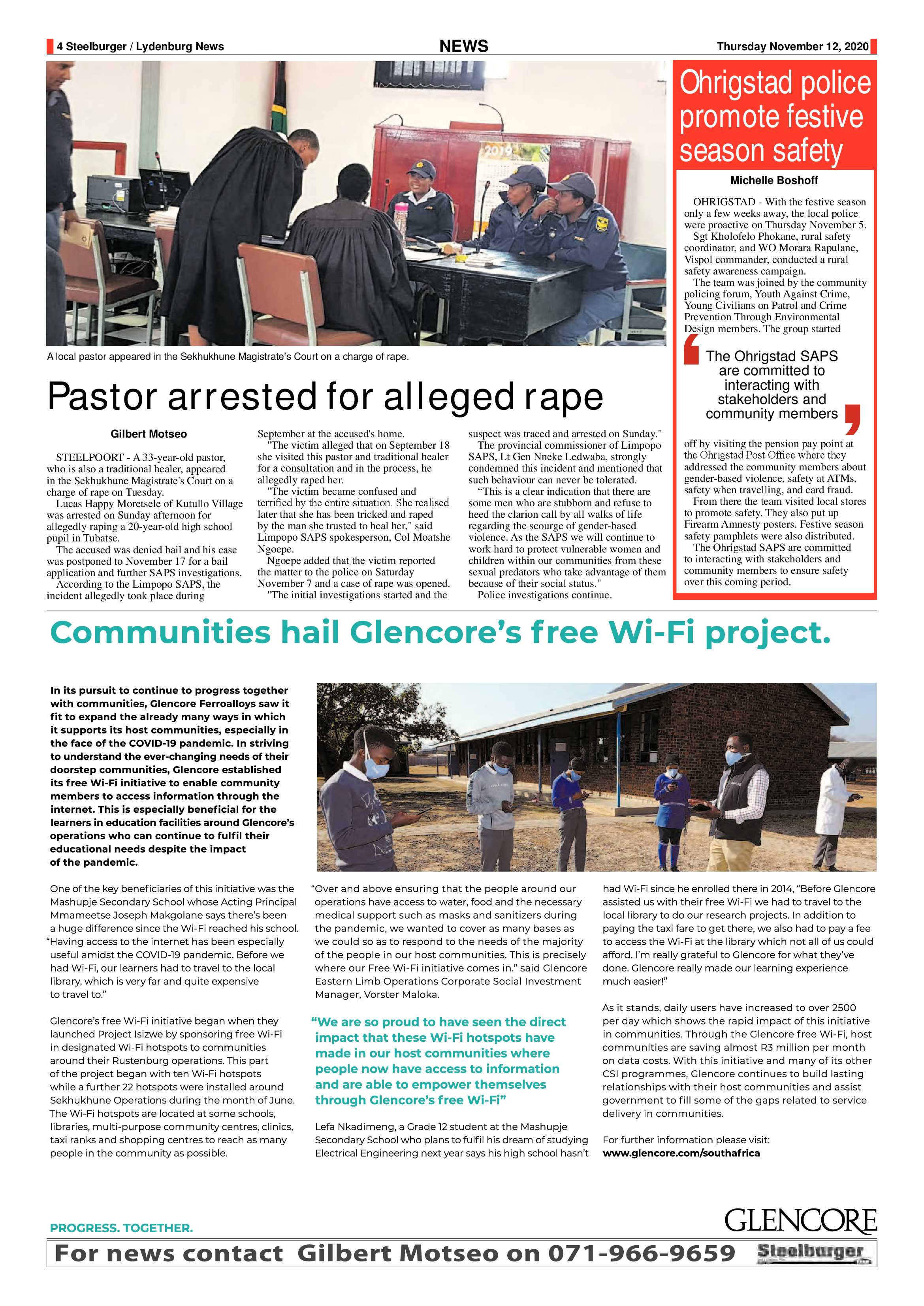 Steelburger News 12 November 2020 page 4