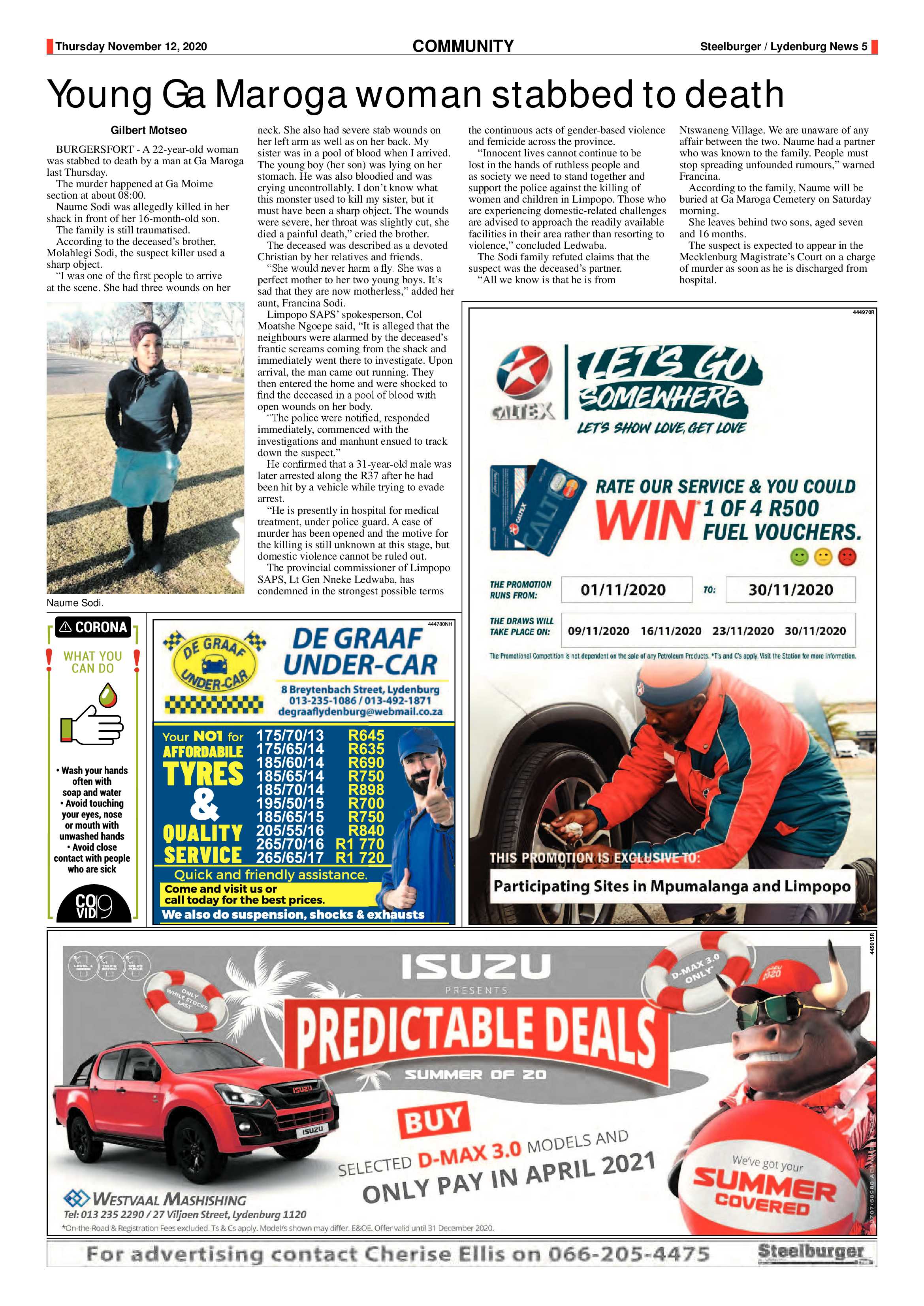 Steelburger News 12 November 2020 page 5