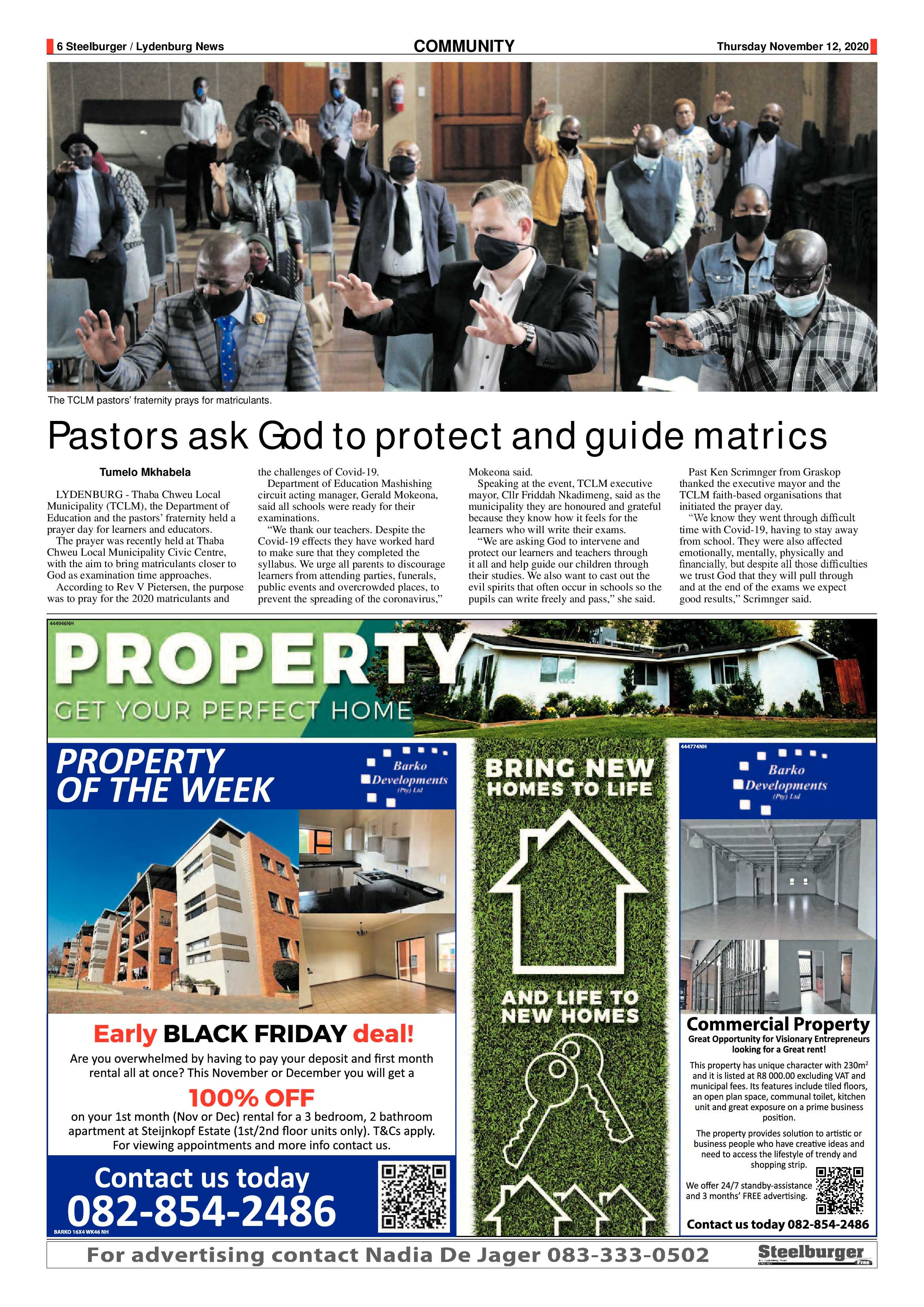 Steelburger News 12 November 2020 page 6