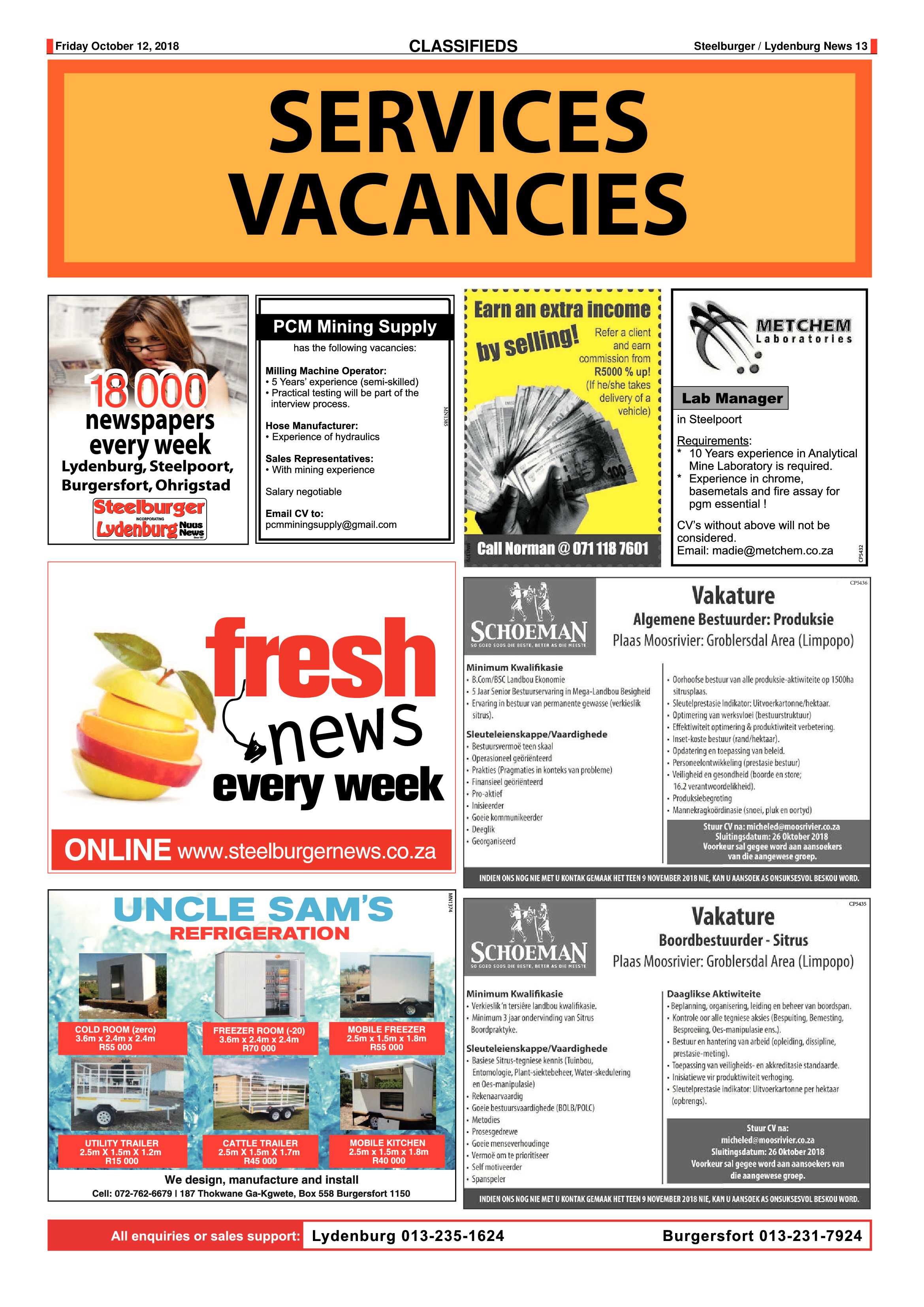 Steelburger News 12 October 2018 page 13