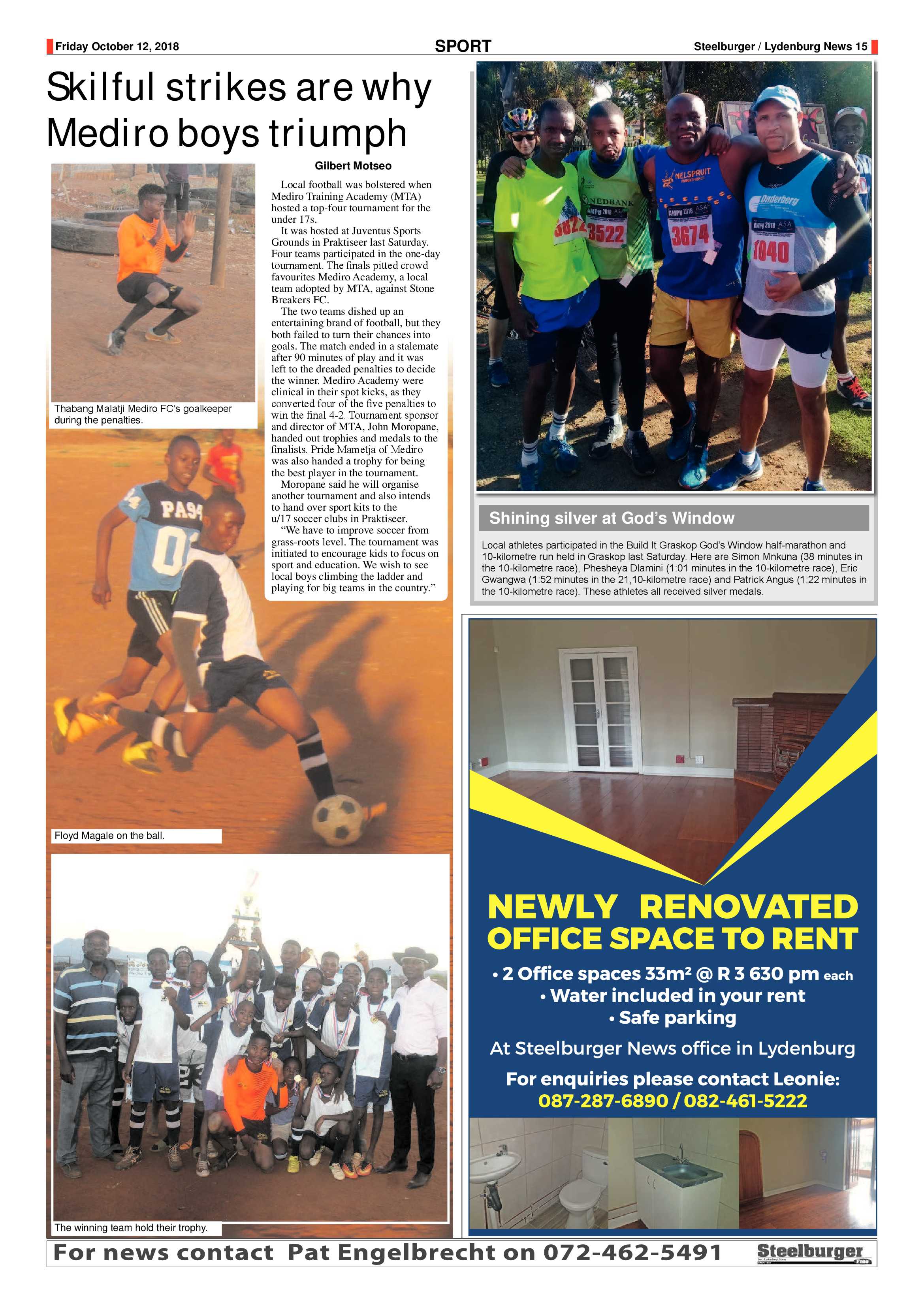 Steelburger News 12 October 2018 page 15